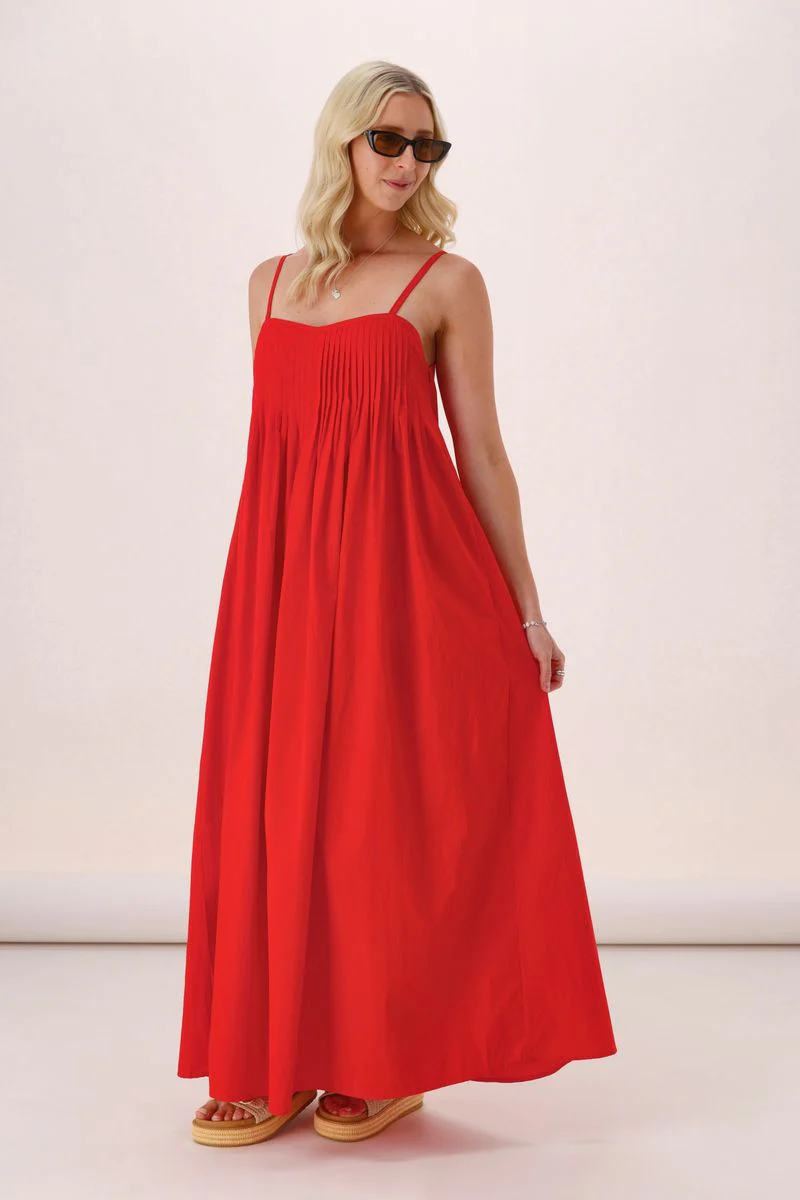 Ayva Estelle Maxi Dress Red - Image 3