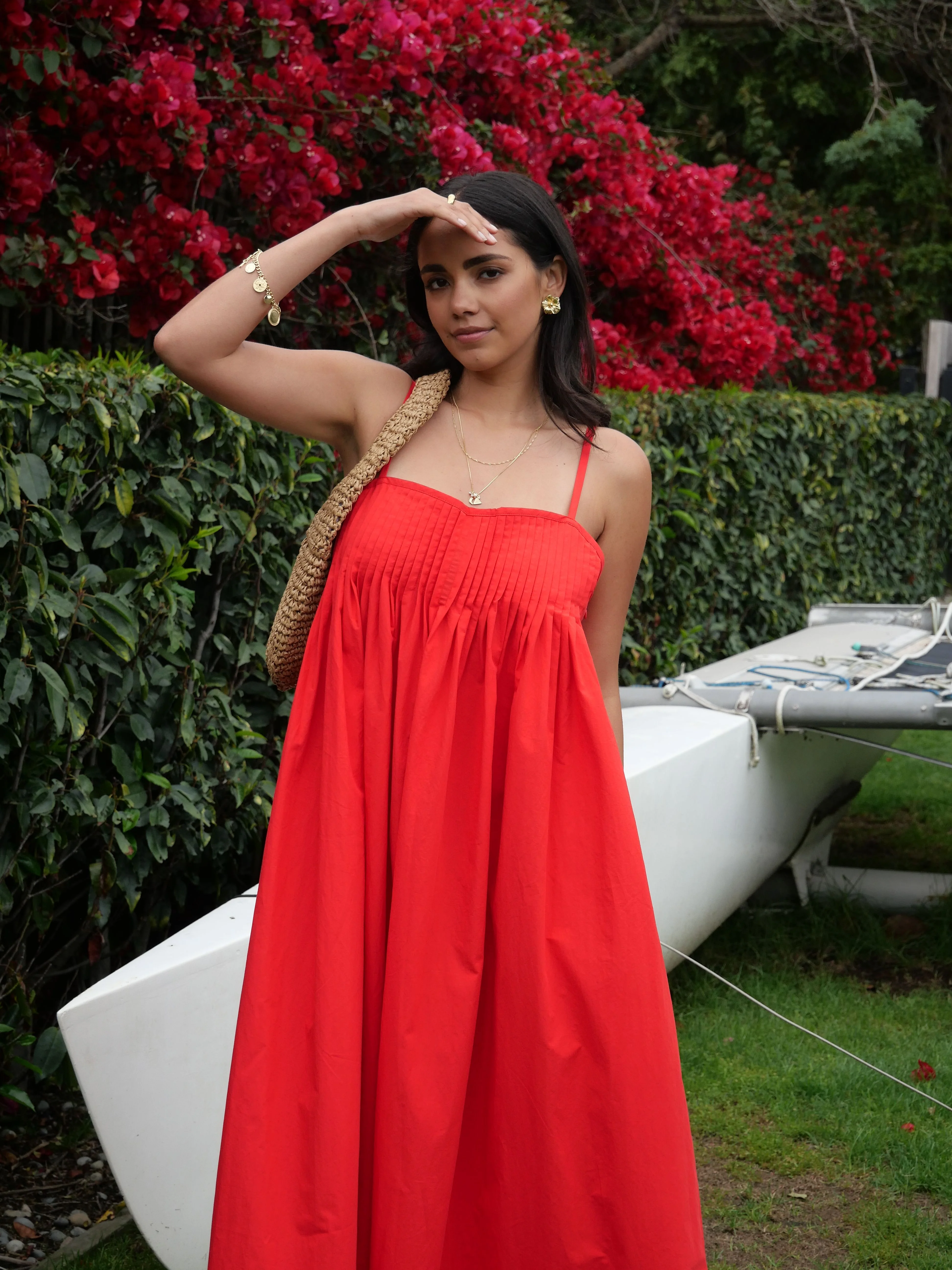 Ayva Estelle Maxi Dress Red - Image 4