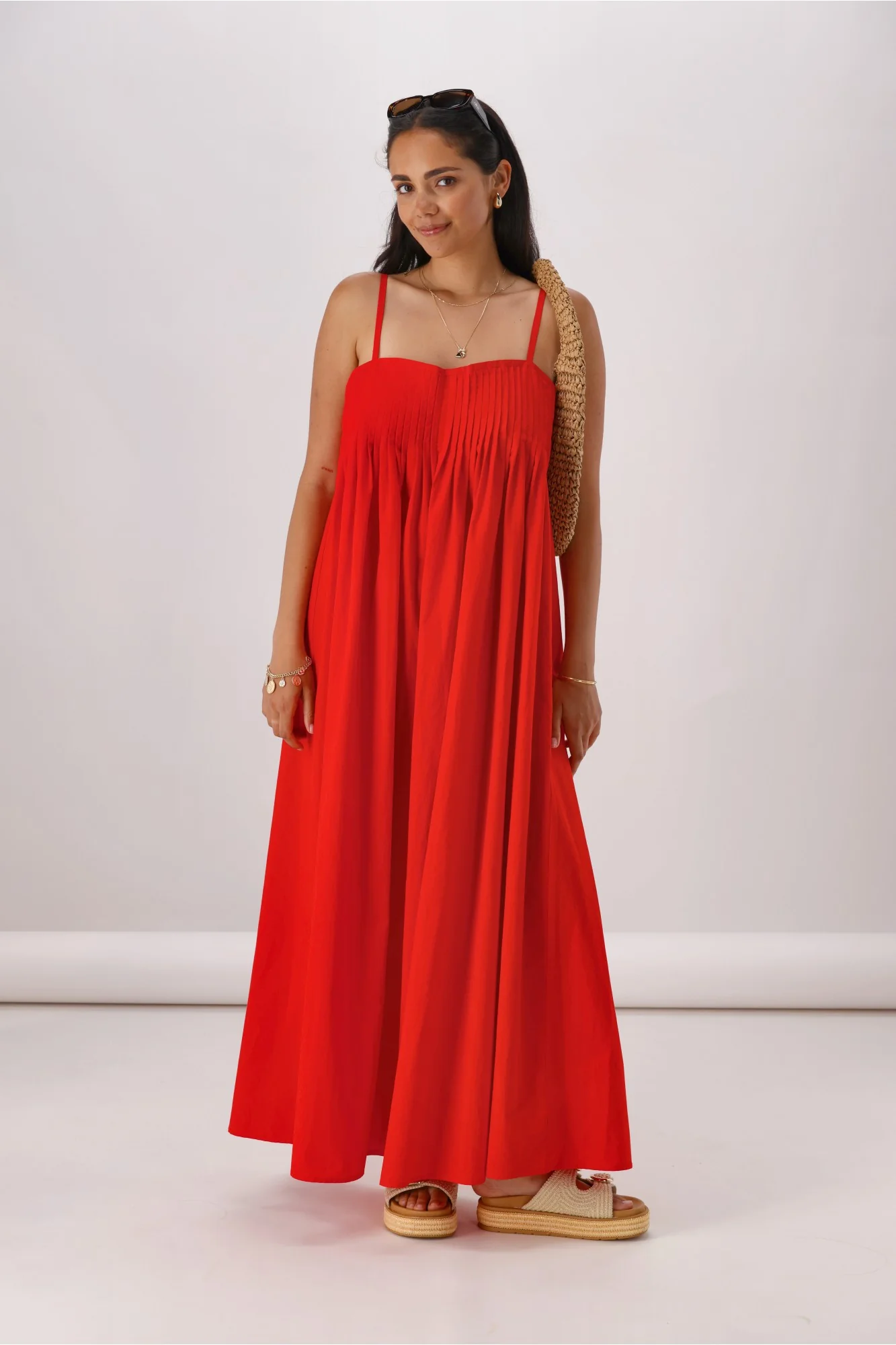 Ayva Estelle Maxi Dress Red - Image 5