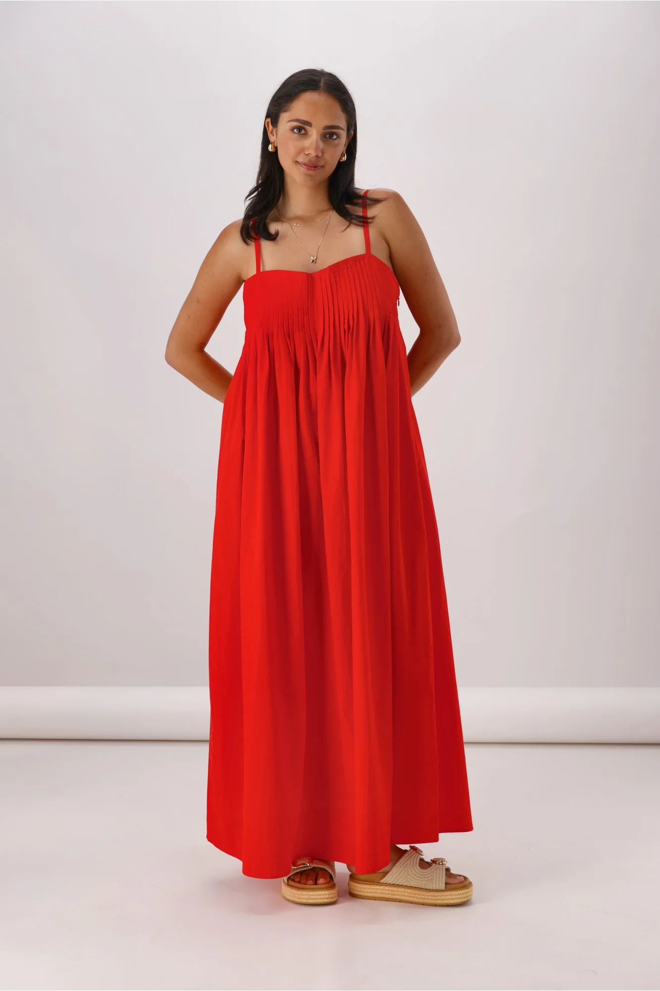 Ayva Estelle Maxi Dress Red - Image 6