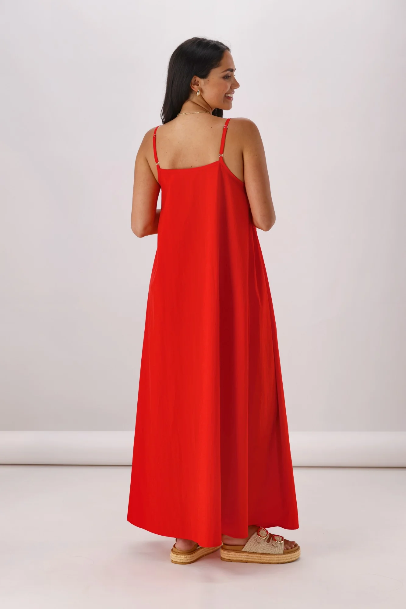 Ayva Estelle Maxi Dress Red - Image 9