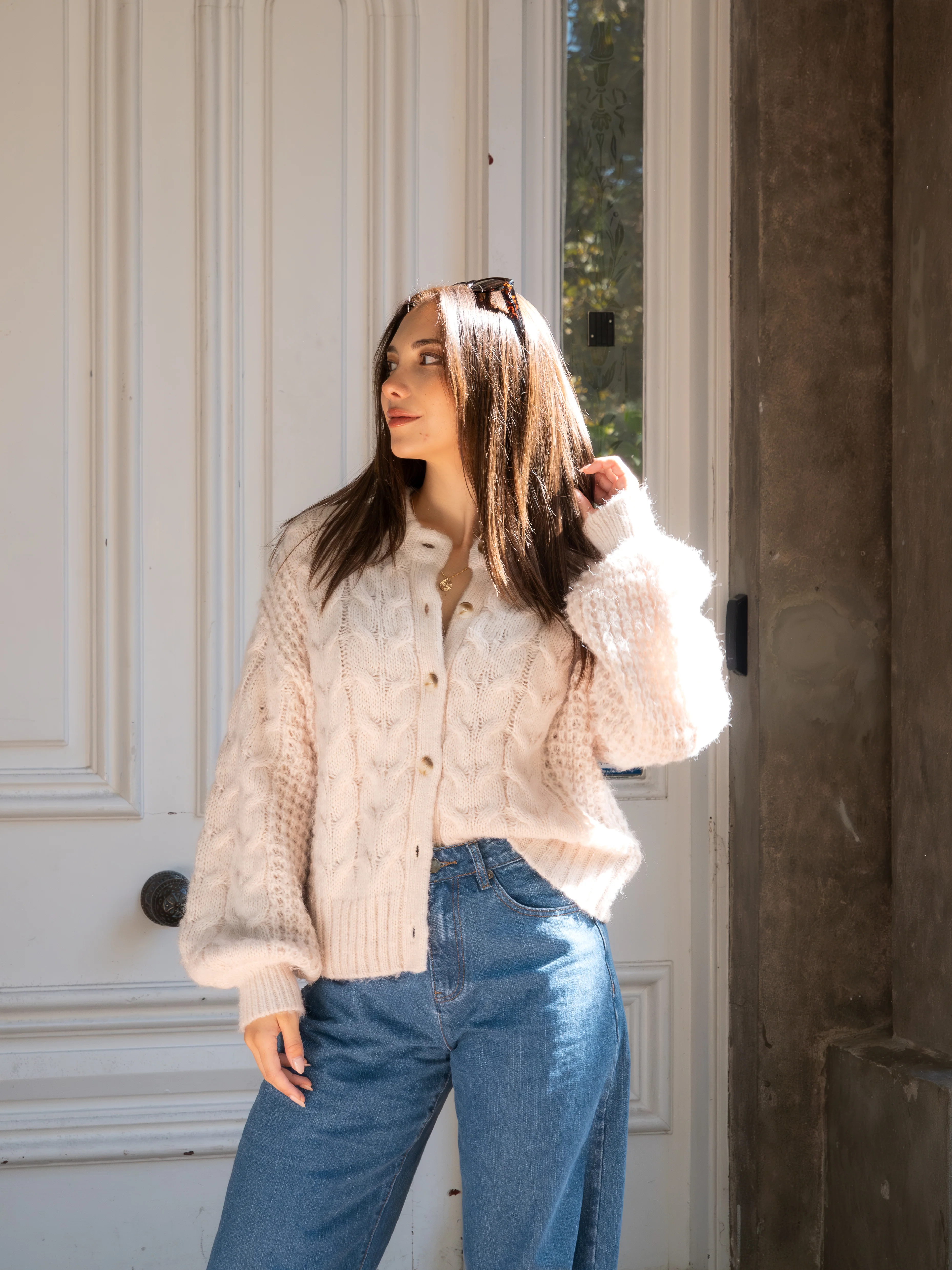 Ayva Karlie Cardigan Oat