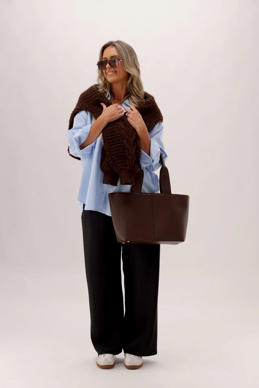 Ayva Keely Oxford Shirt Light Blue - Image 7