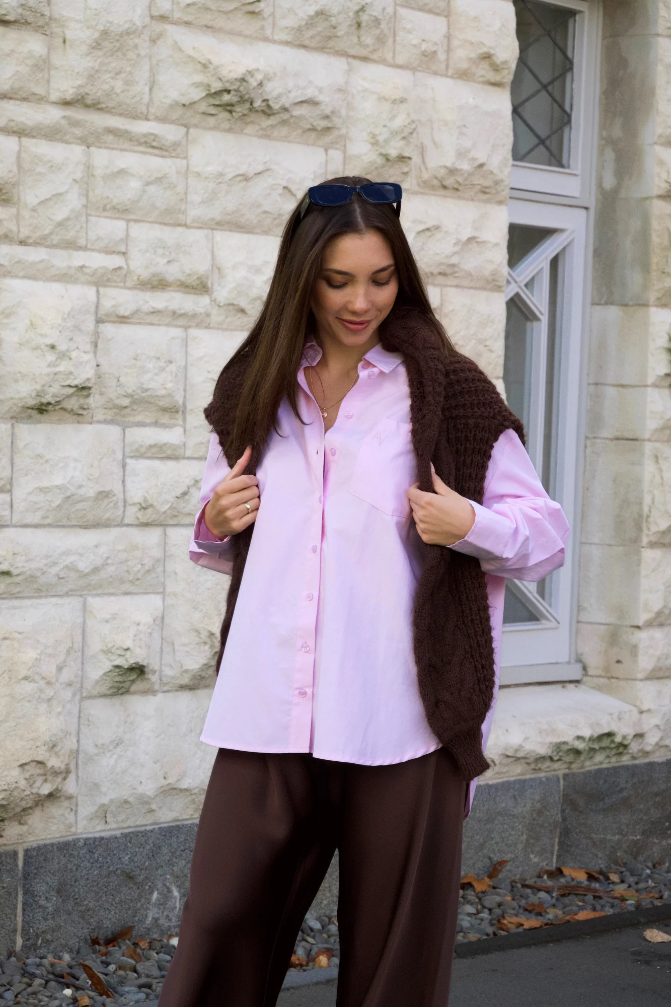 Ayva Keely Oxford Shirt Pink