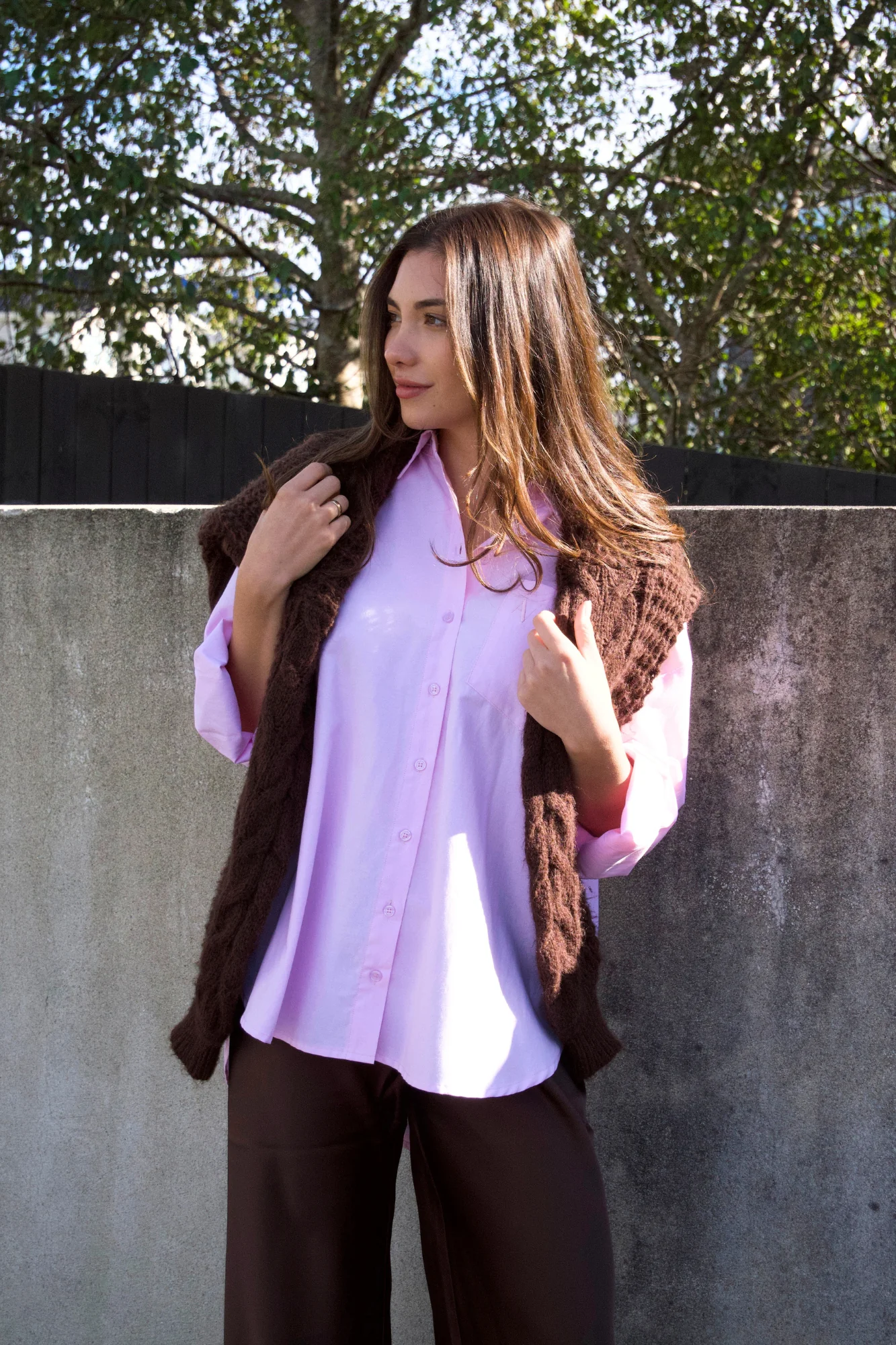 Ayva Keely Oxford Shirt Pink - Image 2