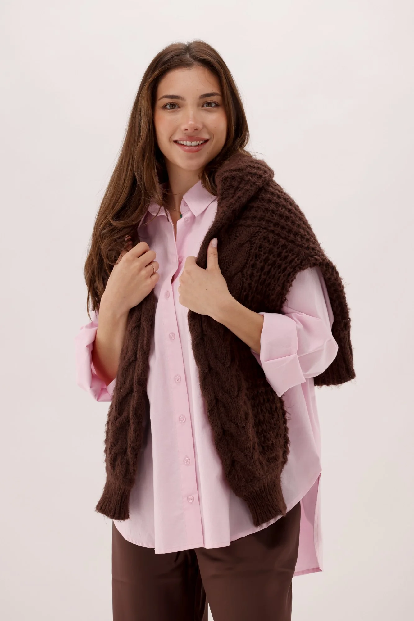 Ayva Keely Oxford Shirt Pink - Image 7