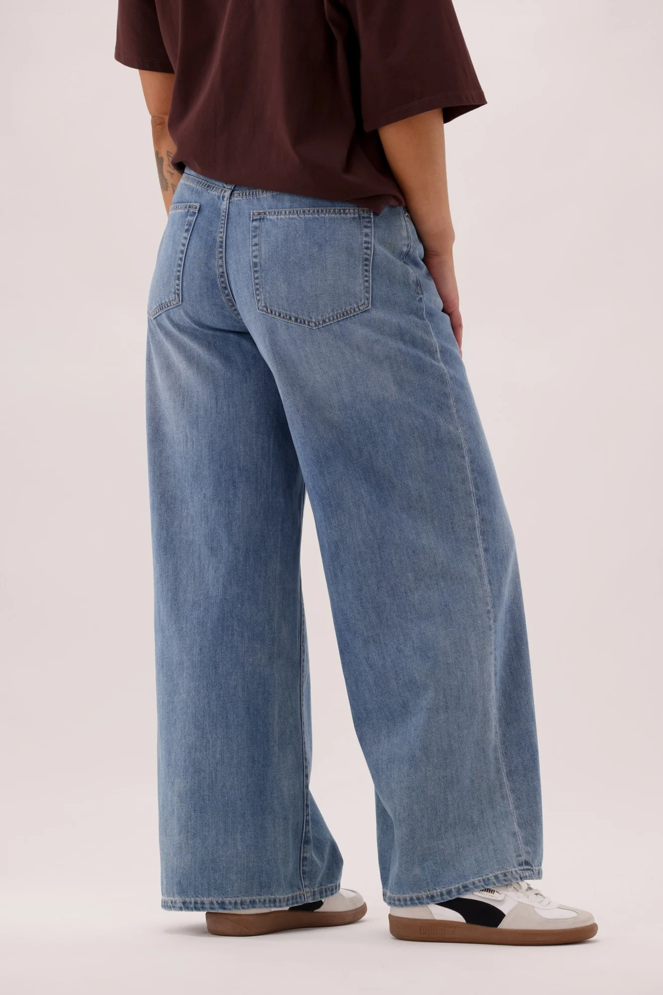 Ayva Kovarn Wide Leg Palazzo Jean Blue - Image 8