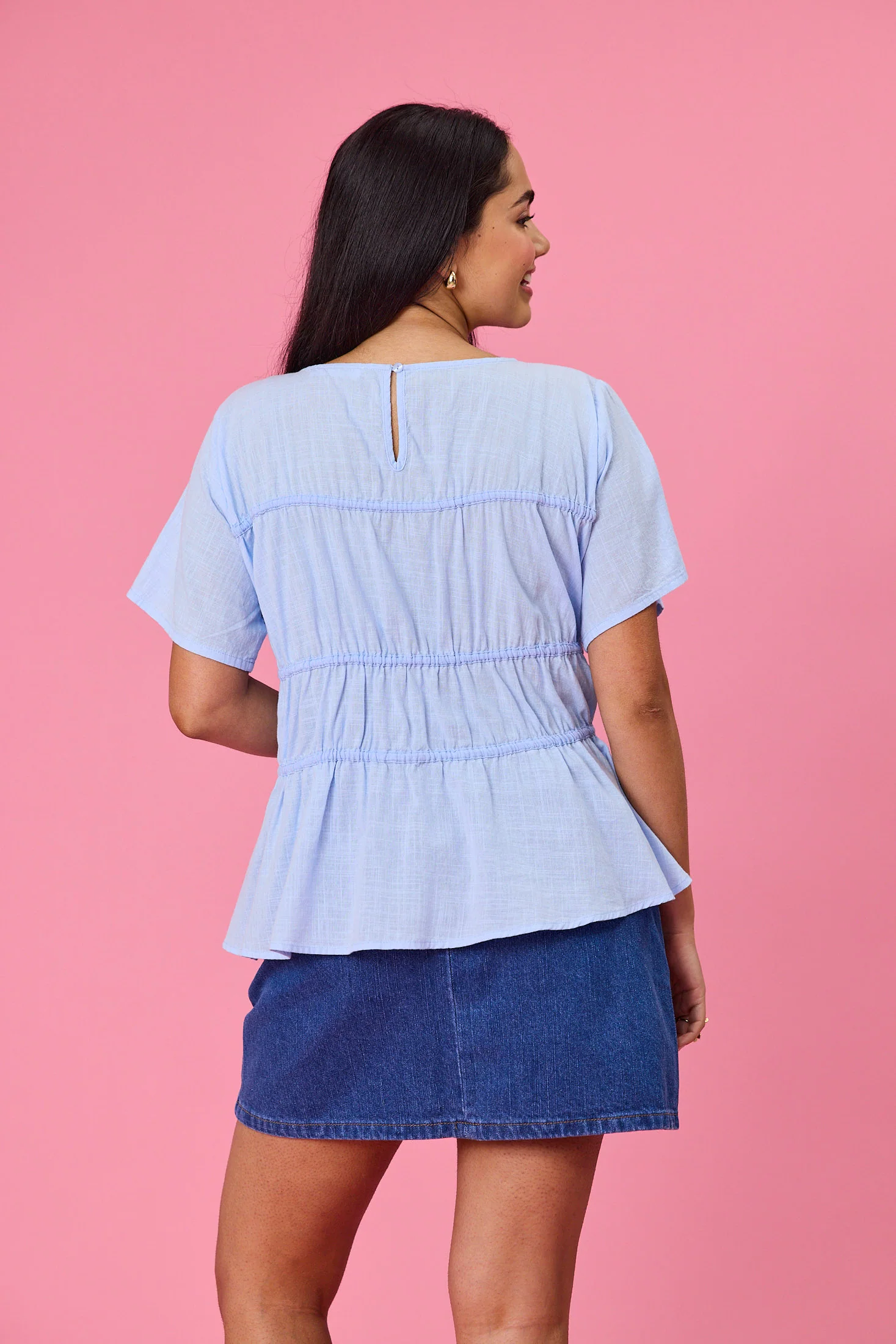 Ayva Lola Top Light Blue - Image 4