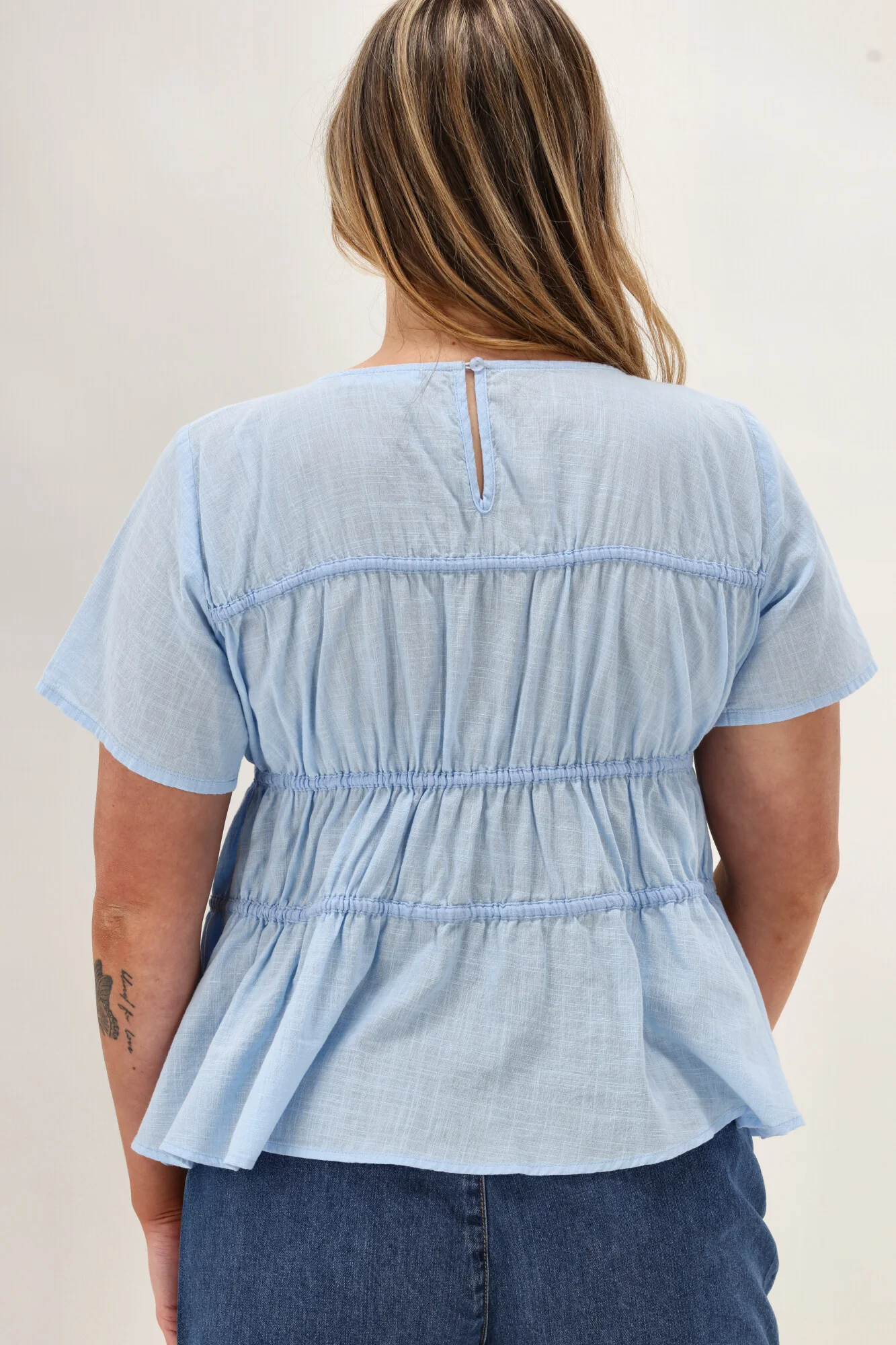 Ayva Lola Top Light Blue - Image 6