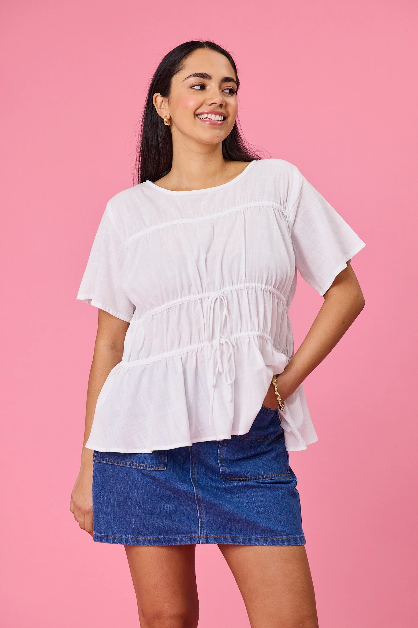 Ayva Lola Top White