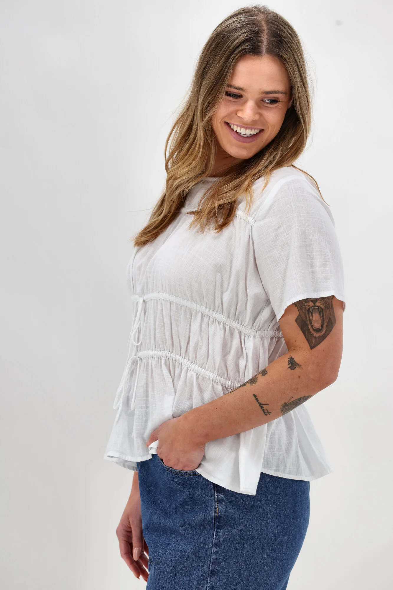 Ayva Lola Top White - Image 8