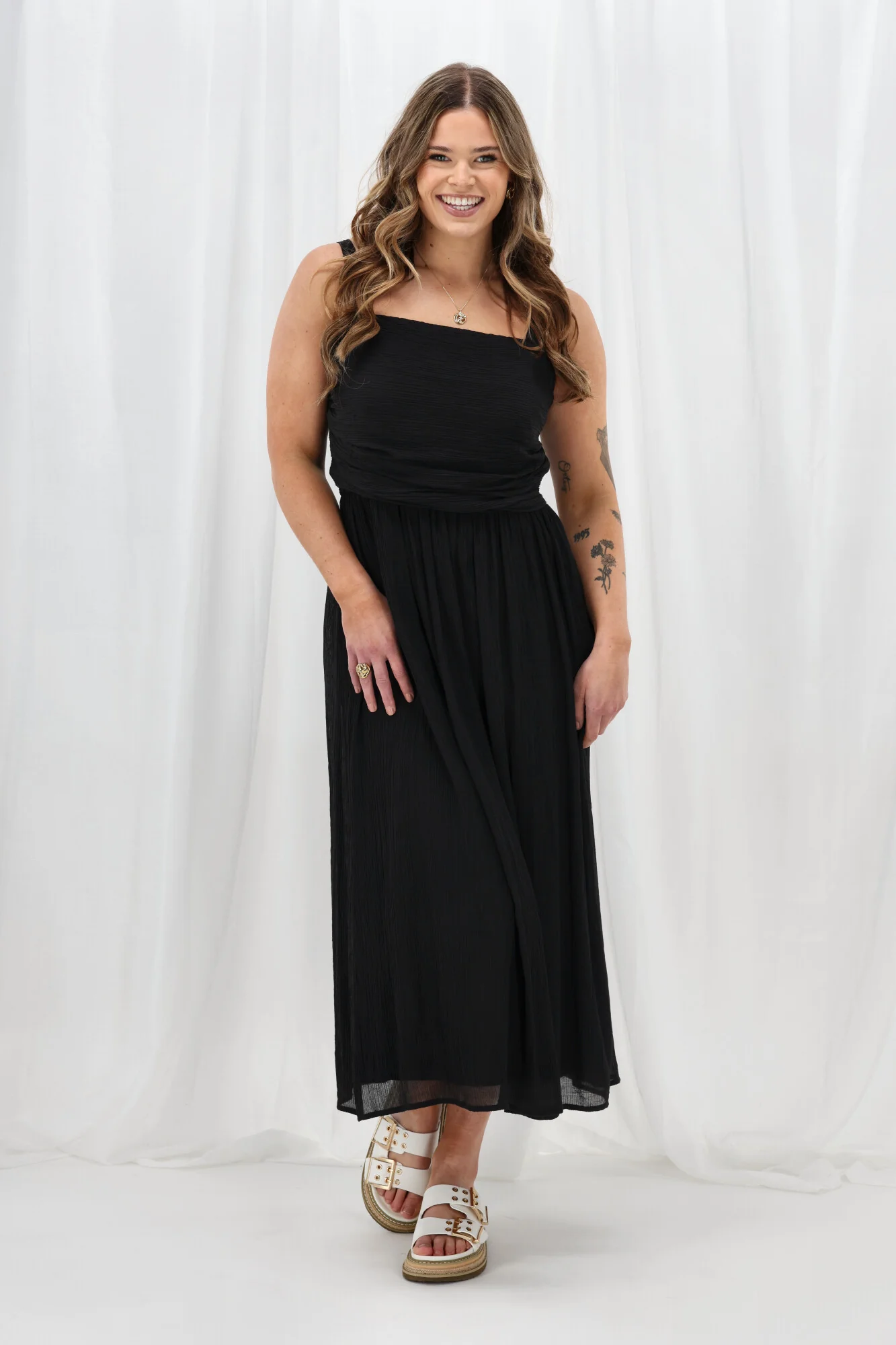 Ayva Macie Maxi Dress Black - Image 5