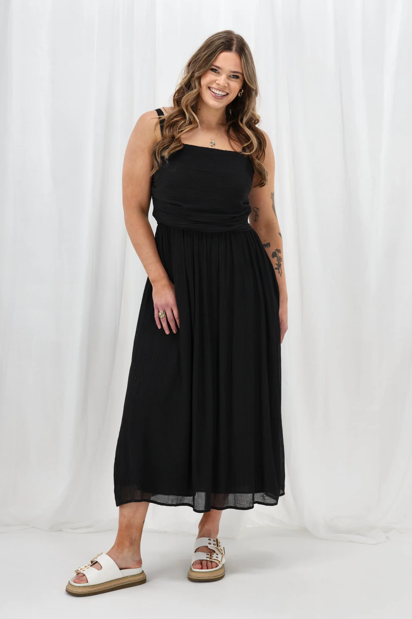 Ayva Macie Maxi Dress Black - Image 6