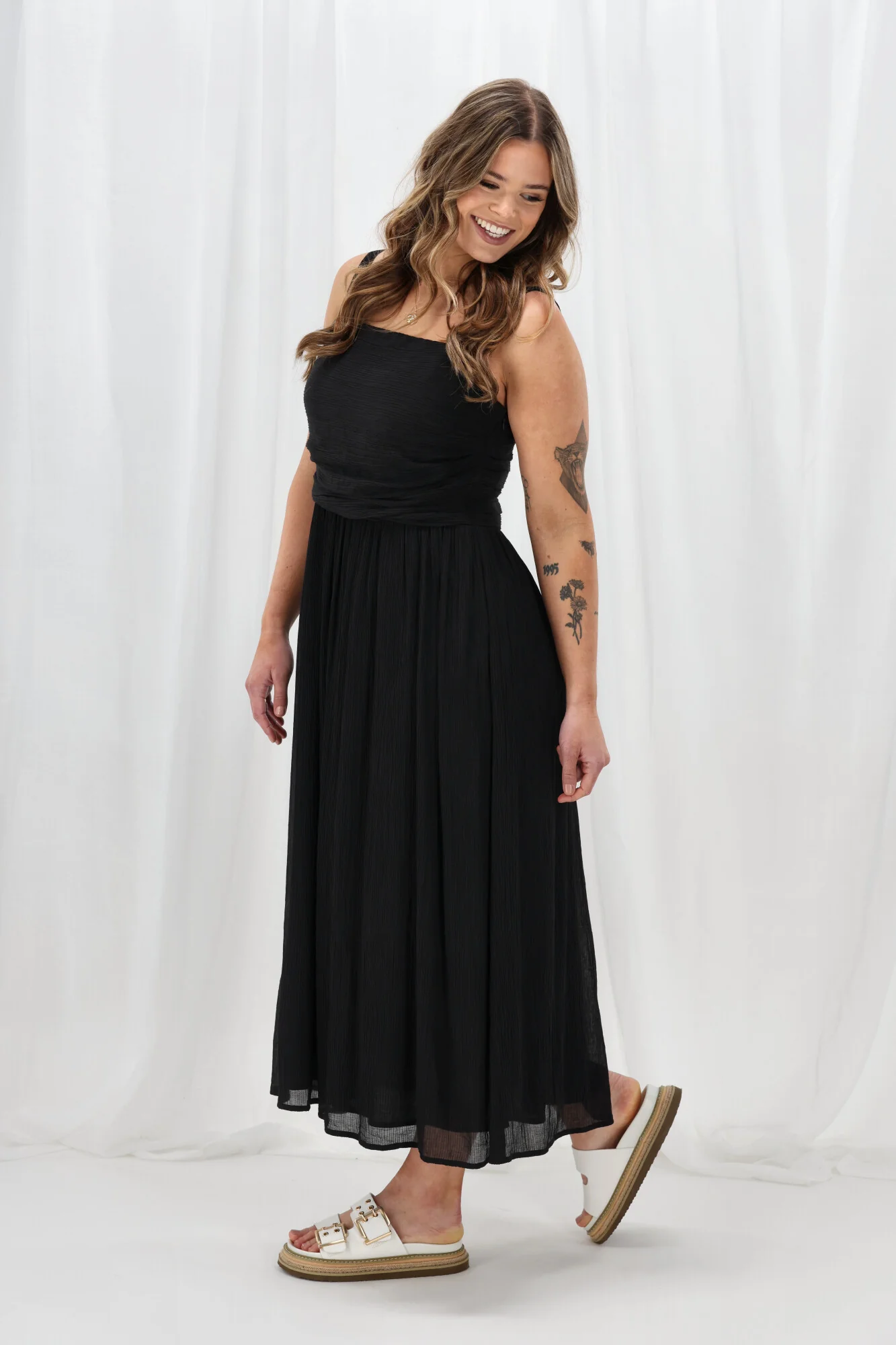 Ayva Macie Maxi Dress Black - Image 7