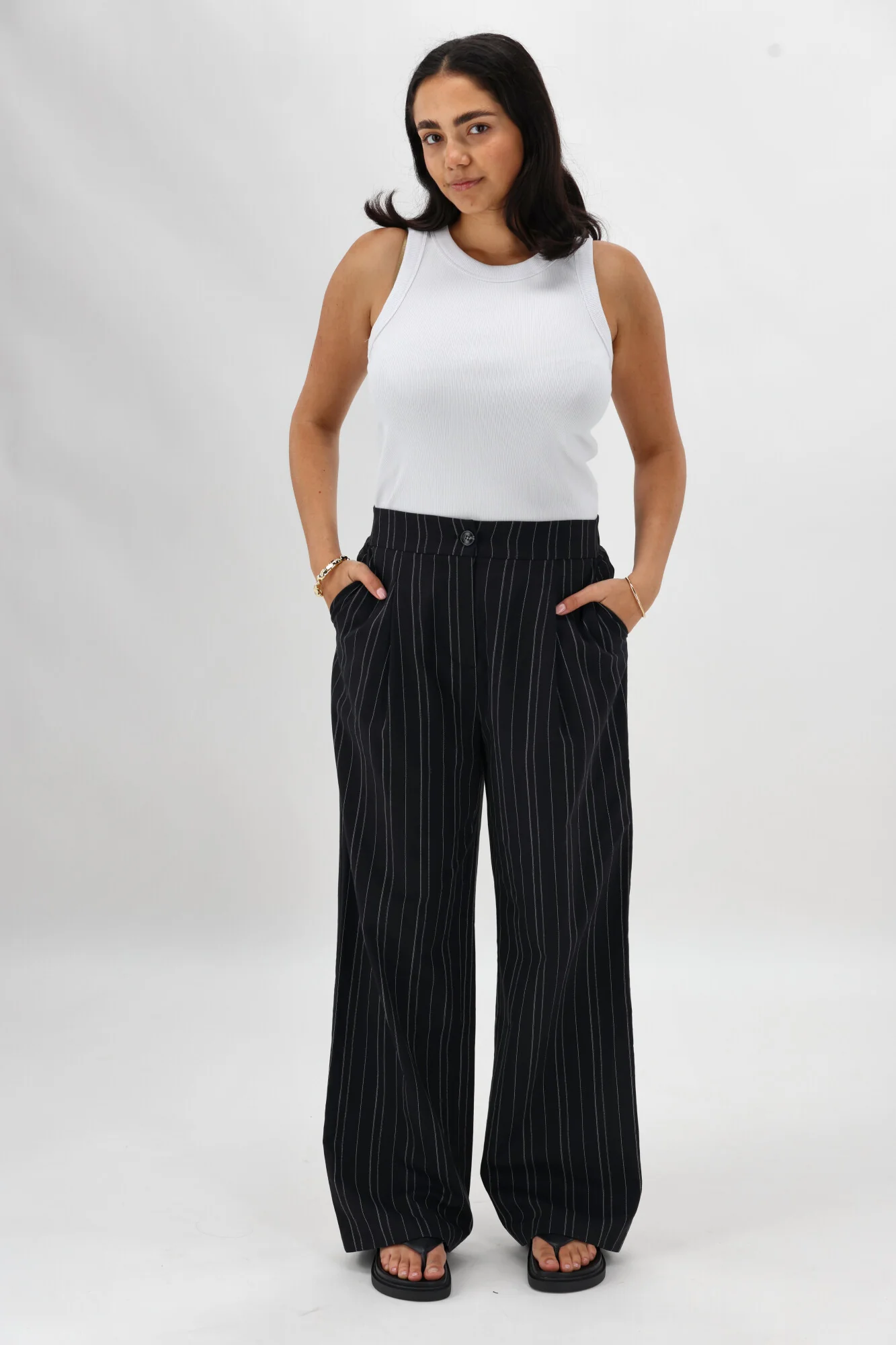 Ayva Noah Pant Black Natural Stripe - Image 13