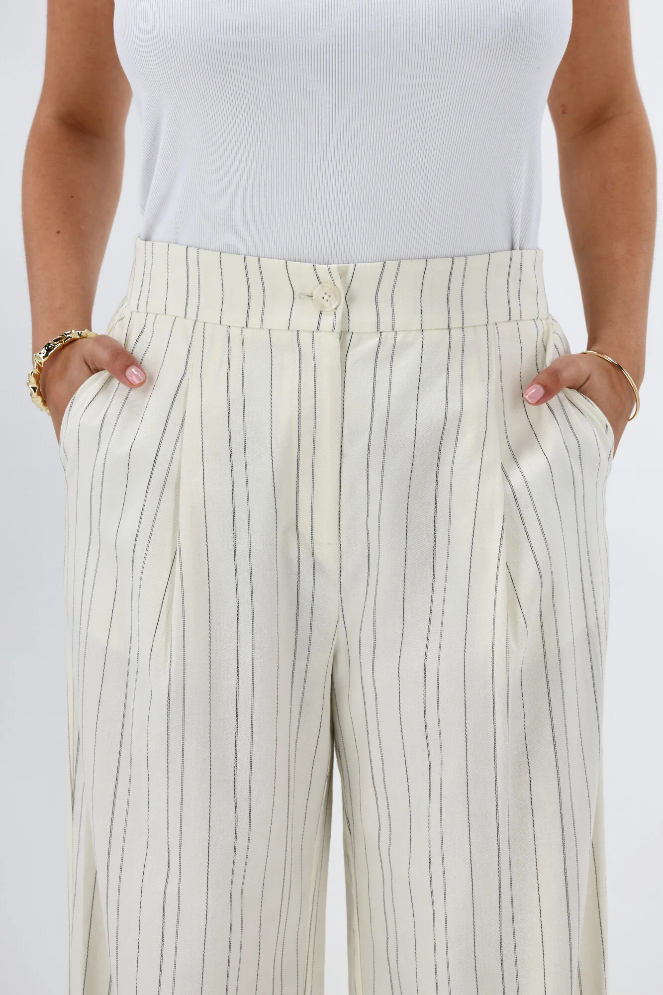 Ayva Noah Pant Natural Black Stripe - Image 4