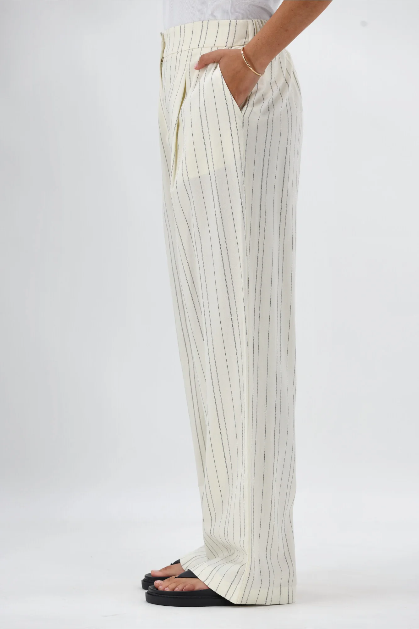Ayva Noah Pant Natural Black Stripe - Image 6
