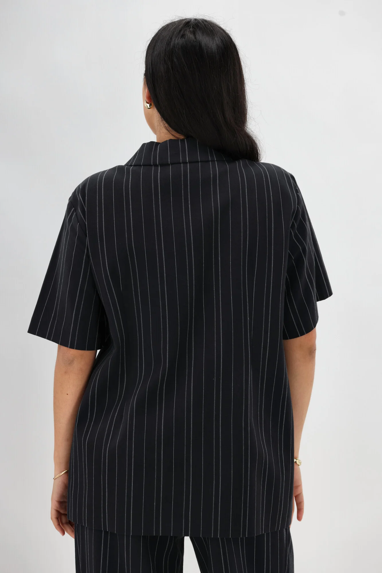 Ayva Noah Shirt Black Natural Stripe - Image 14