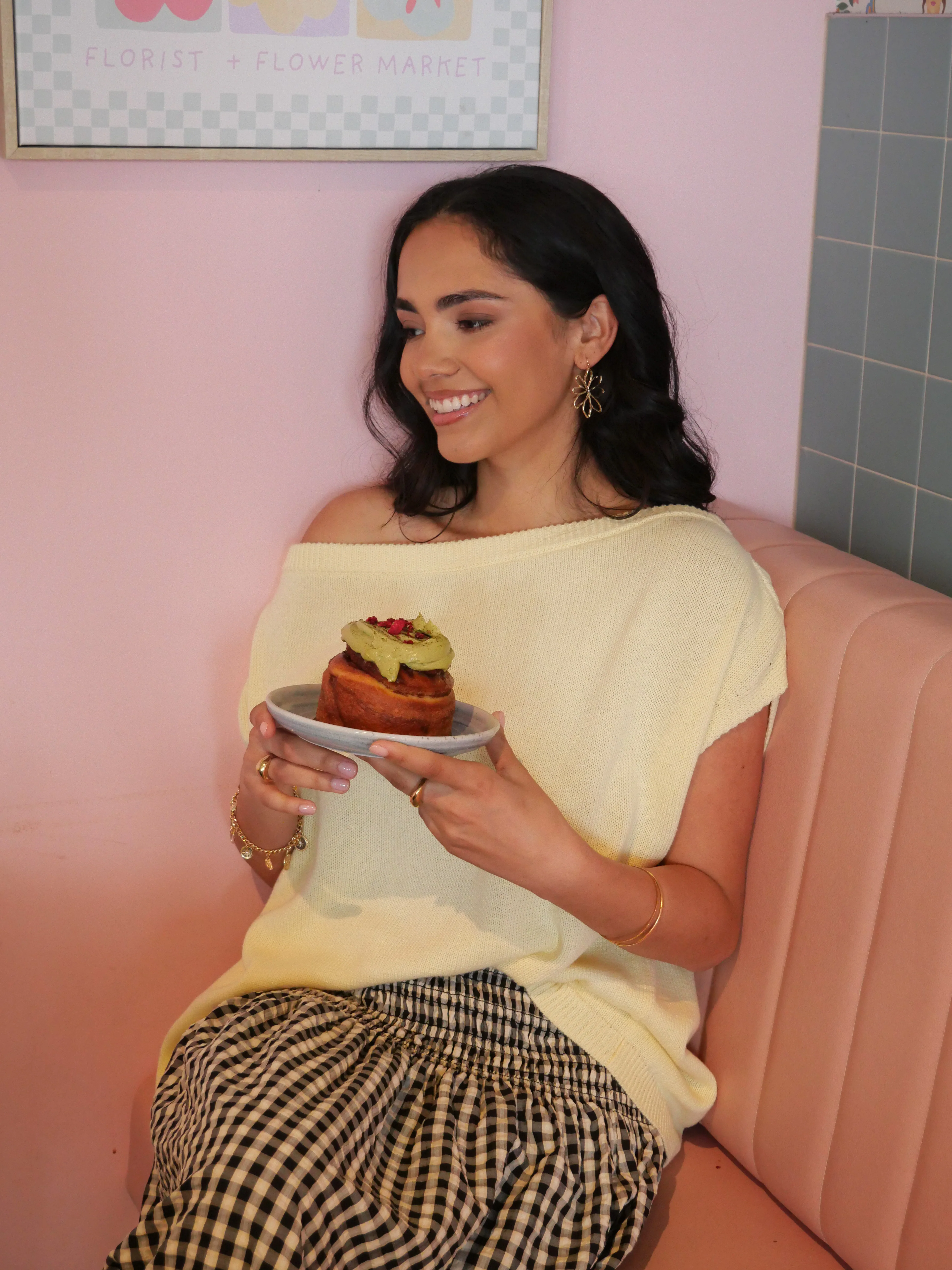 Ayva Remi Asym Knit Top Butter Yellow - Image 3