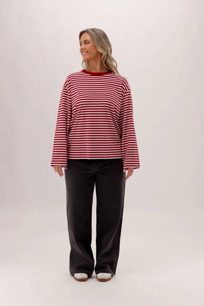 Ayva Sammi Longsleeve Stripe Top - Image 4