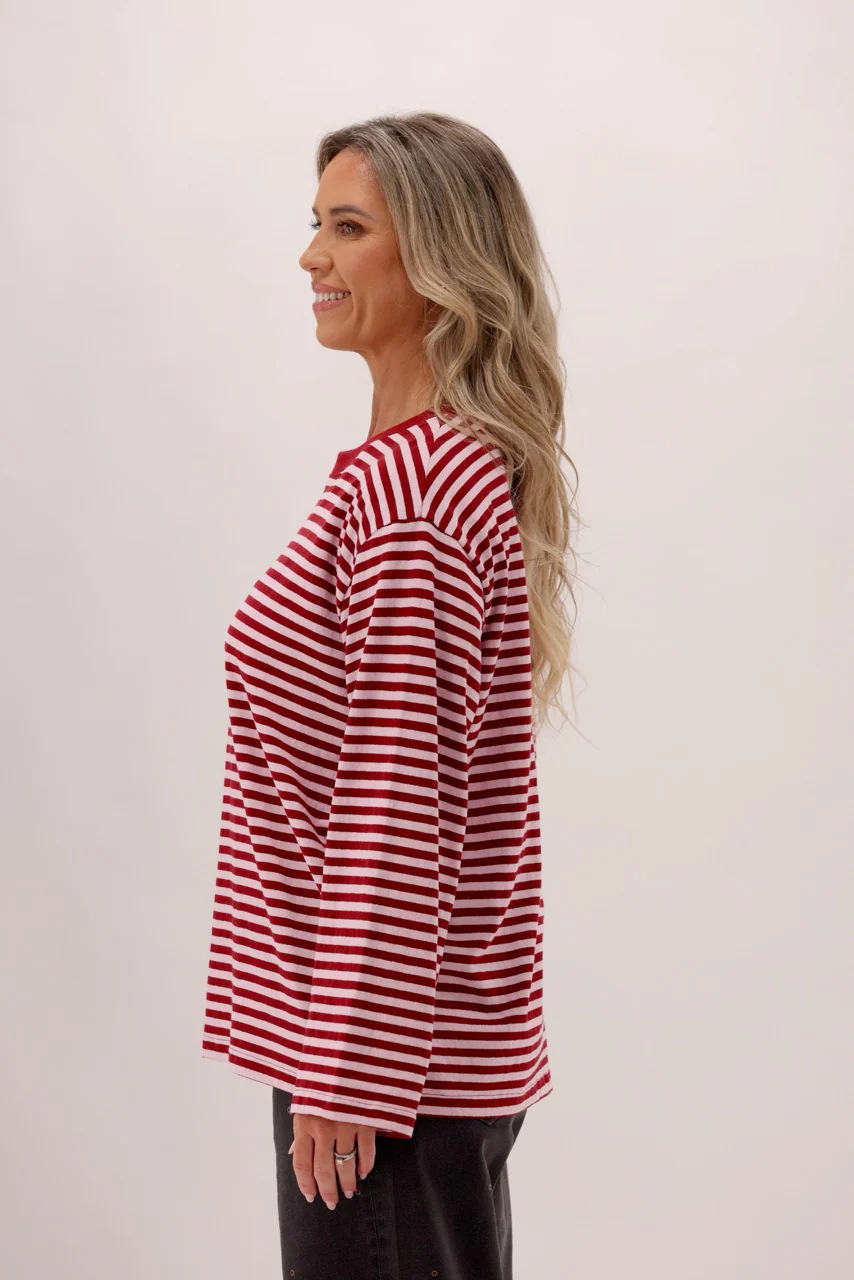 Ayva Sammi Longsleeve Stripe Top - Image 5