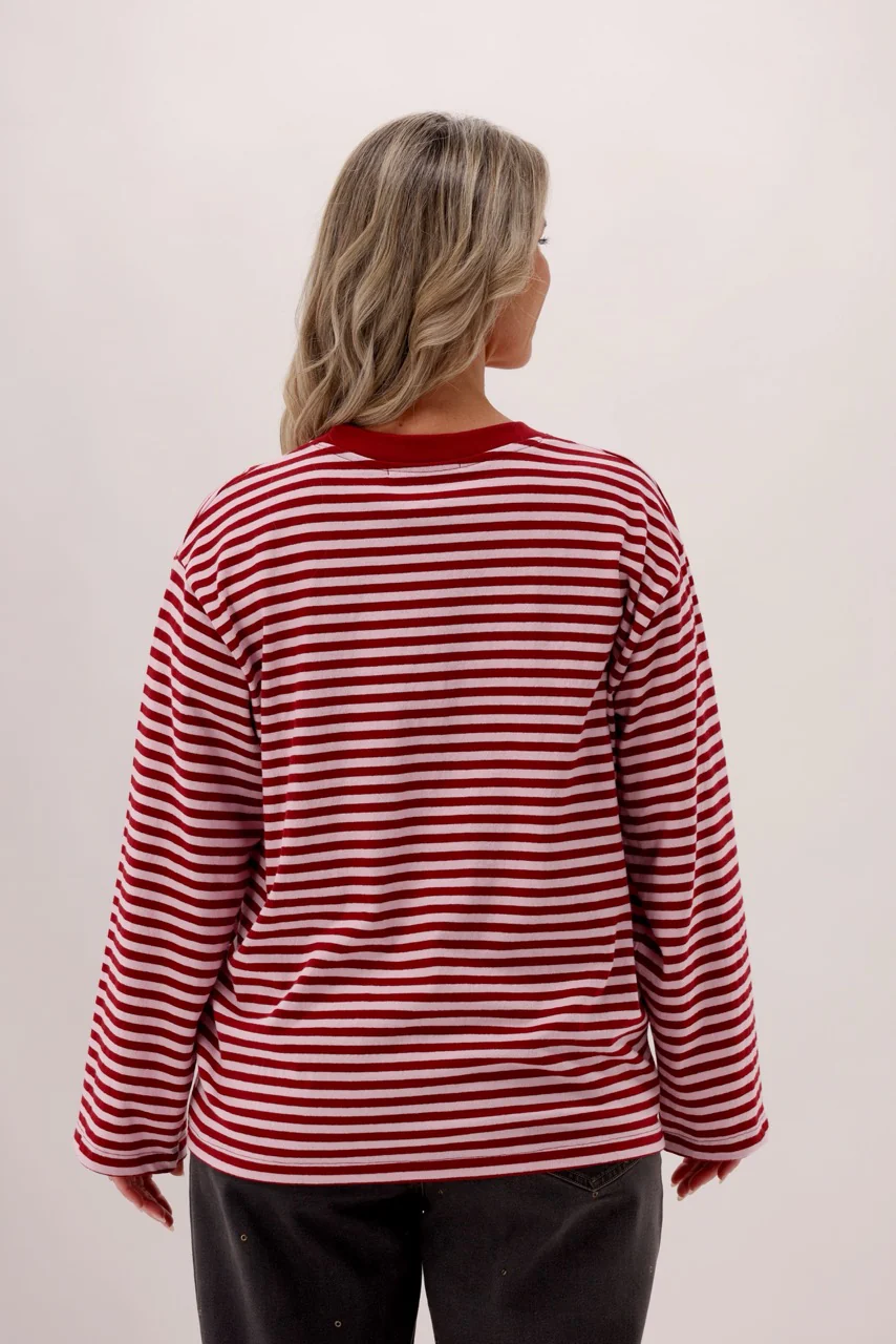 Ayva Sammi Longsleeve Stripe Top - Image 6