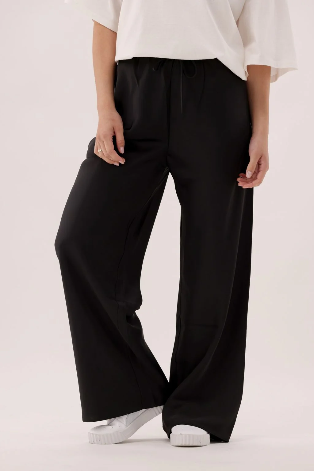 Ayva Satin Bias Pant Black - Image 4