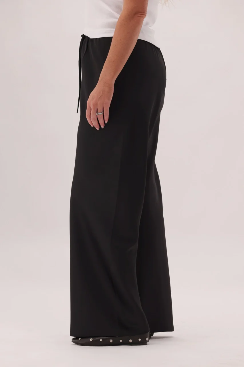 Ayva Satin Bias Pant Black - Image 6