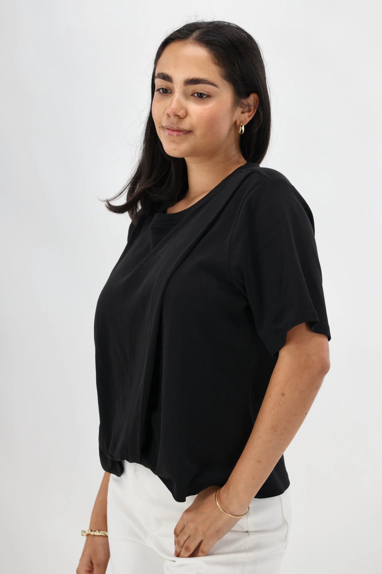 Ayva Tia Twist Tee Black - Image 9