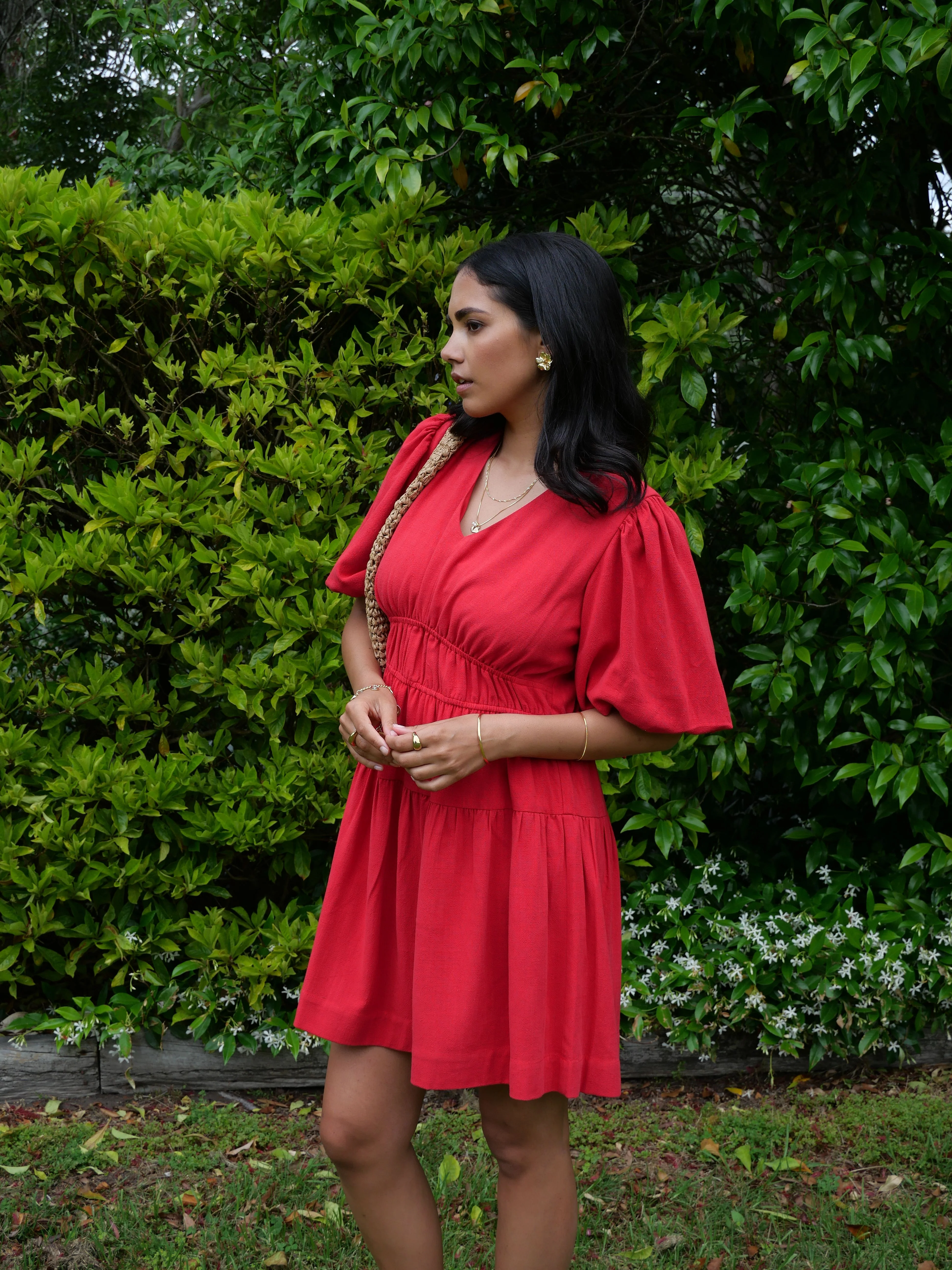 Ayva Willow Dress Red - Image 4