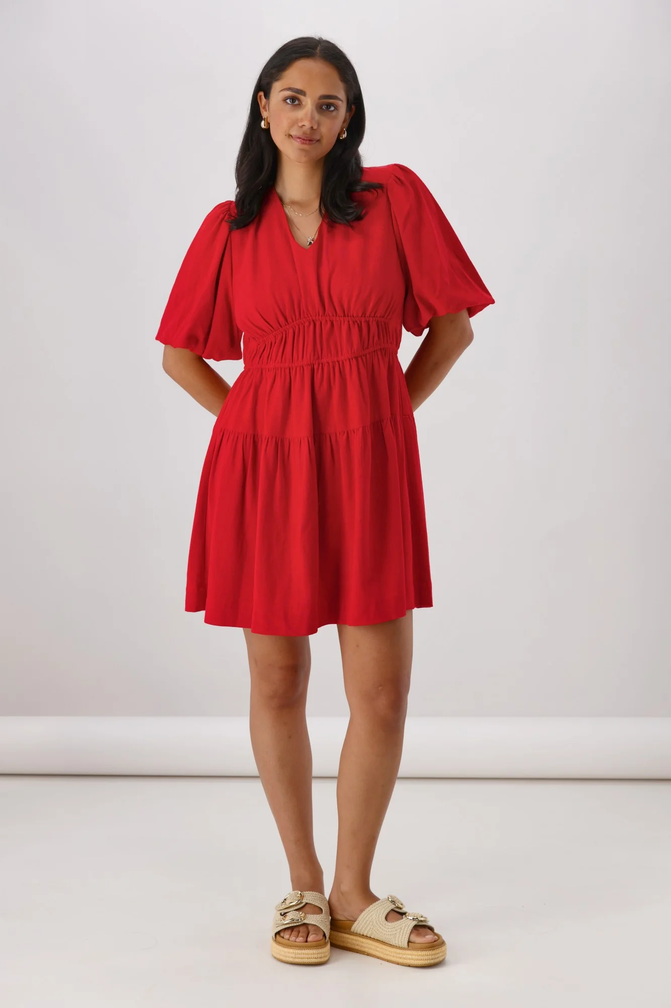 Ayva Willow Dress Red - Image 5