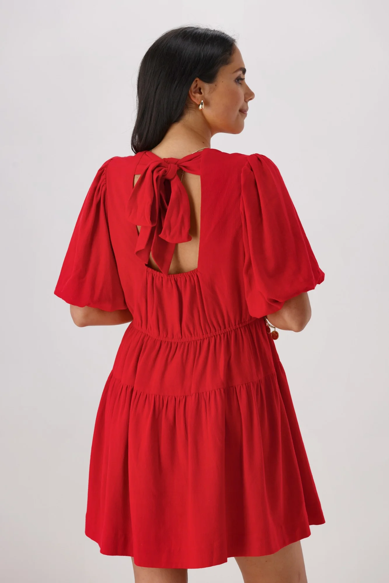 Ayva Willow Dress Red - Image 7