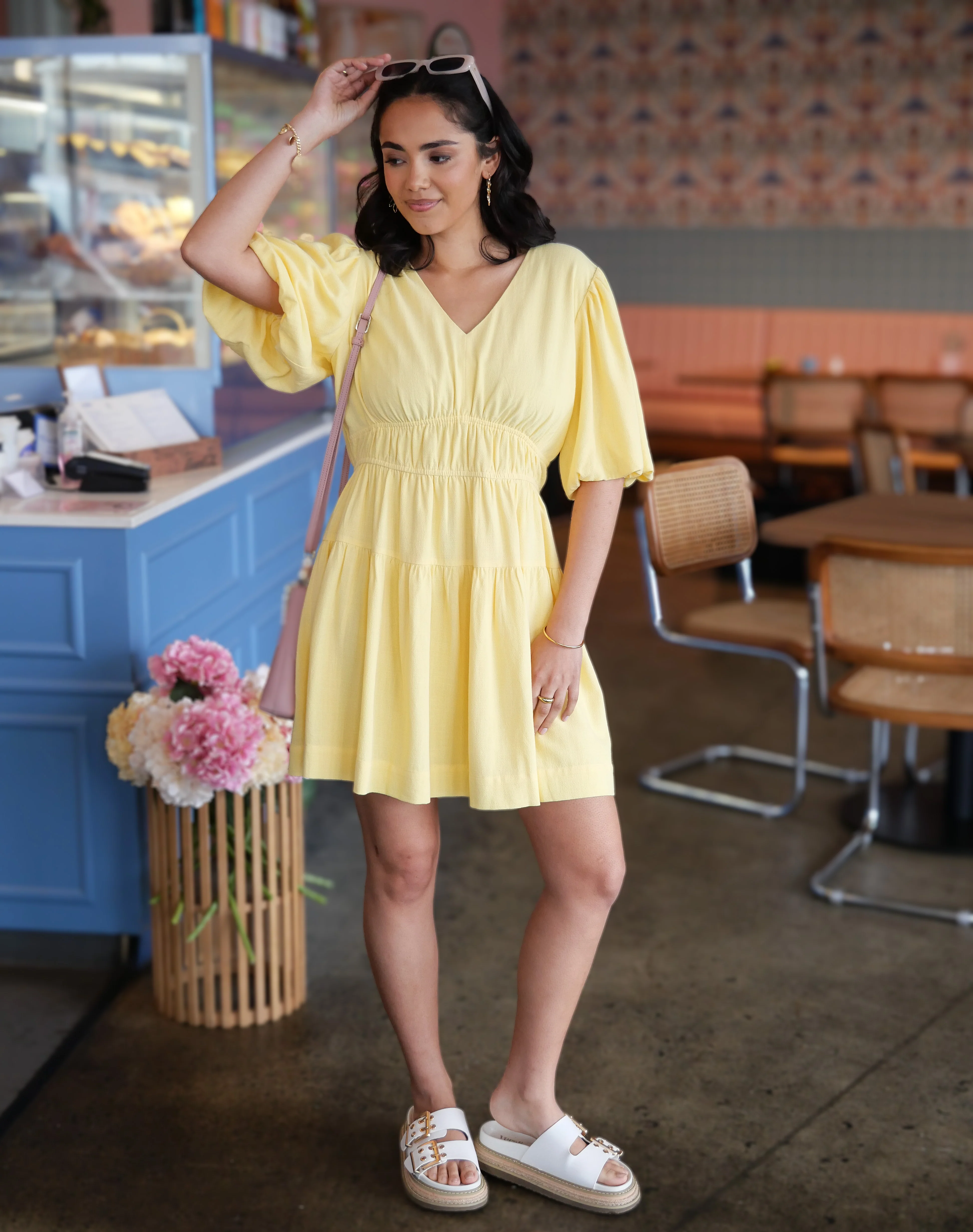 Ayva Willow Dress Yellow