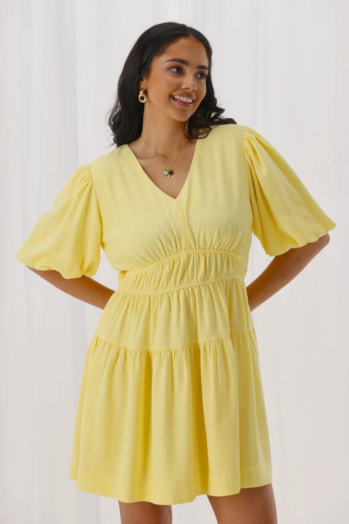 Ayva Willow Dress Yellow - Image 7