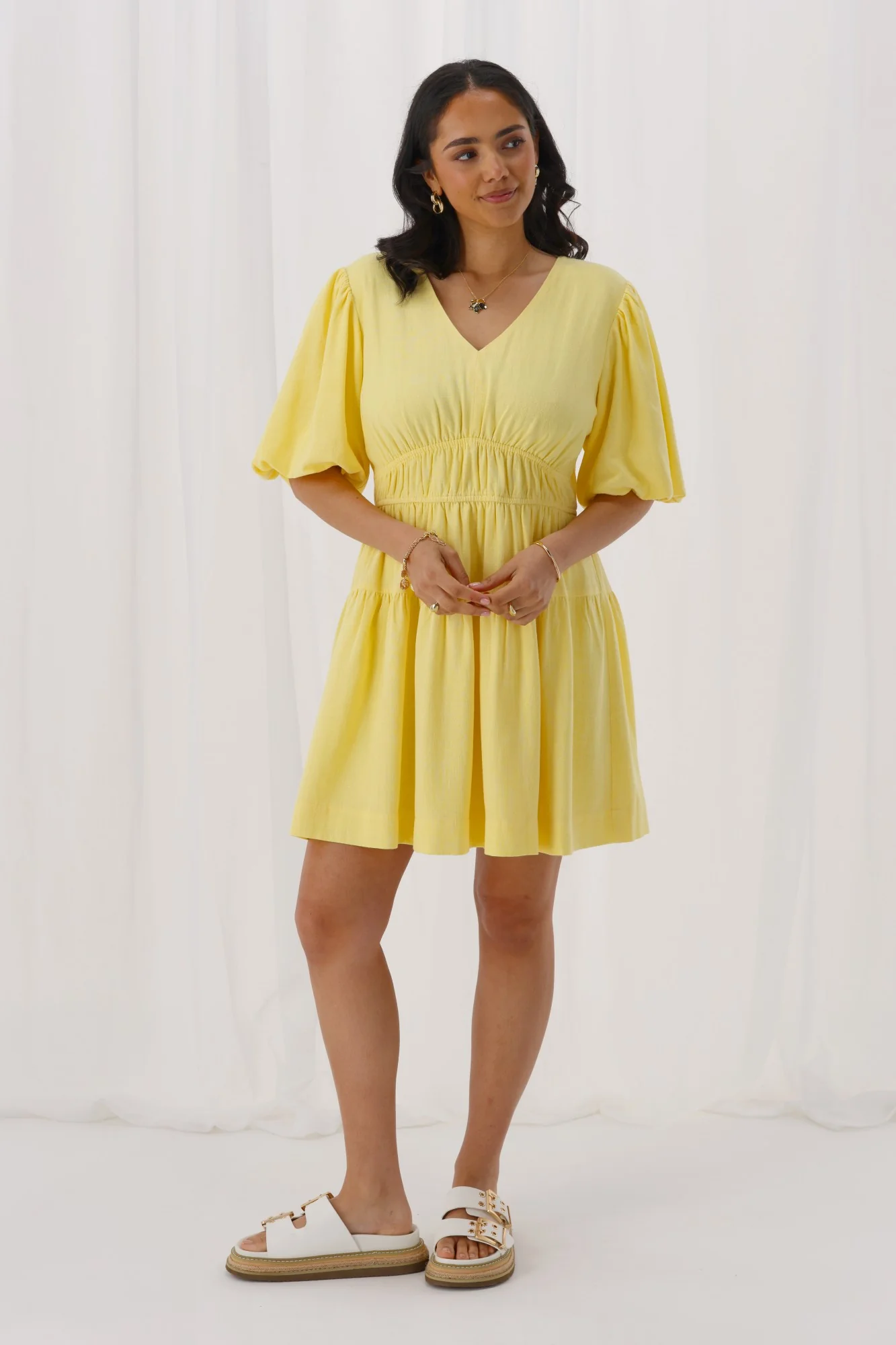 Ayva Willow Dress Yellow - Image 8