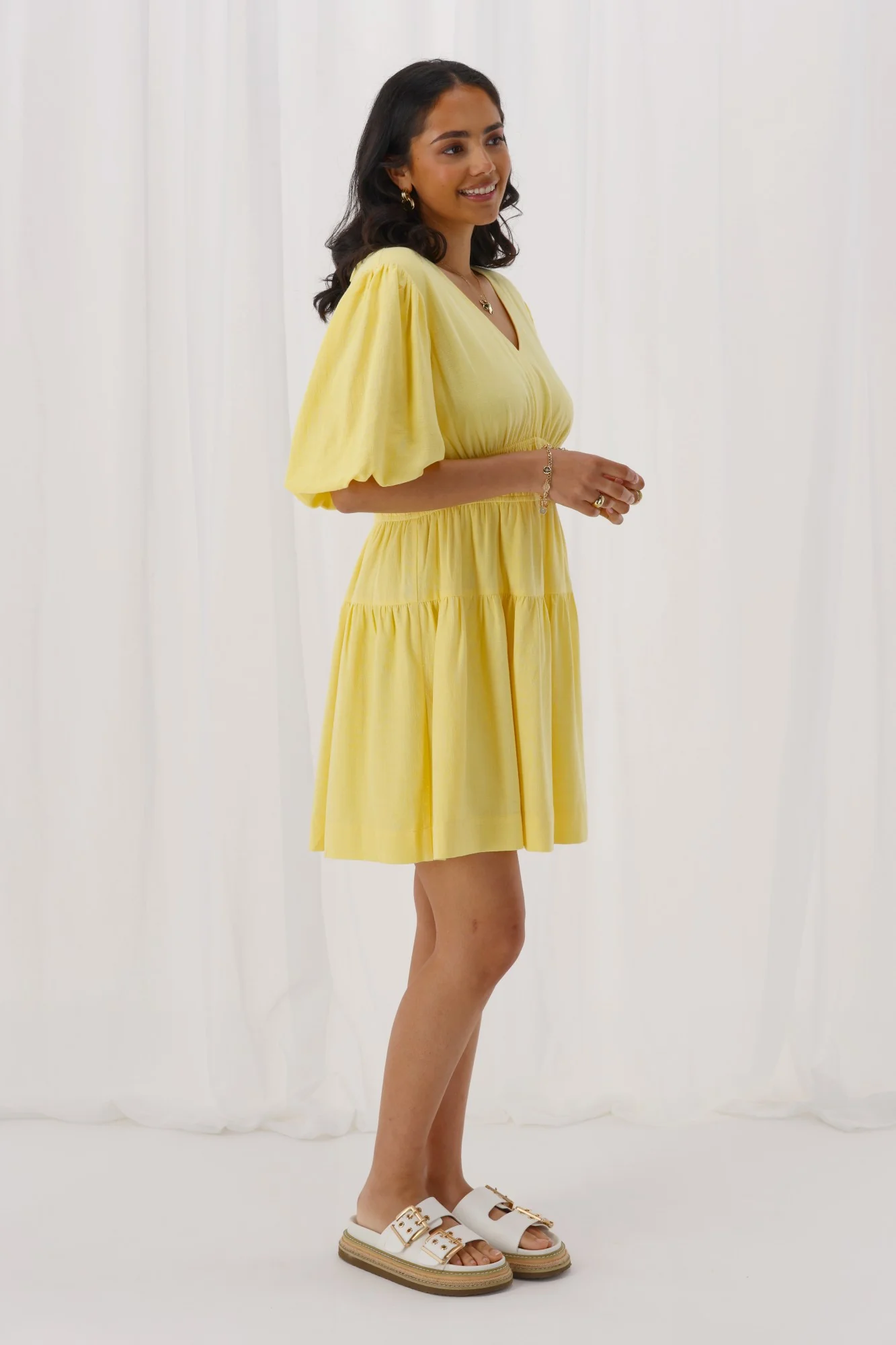 Ayva Willow Dress Yellow - Image 9