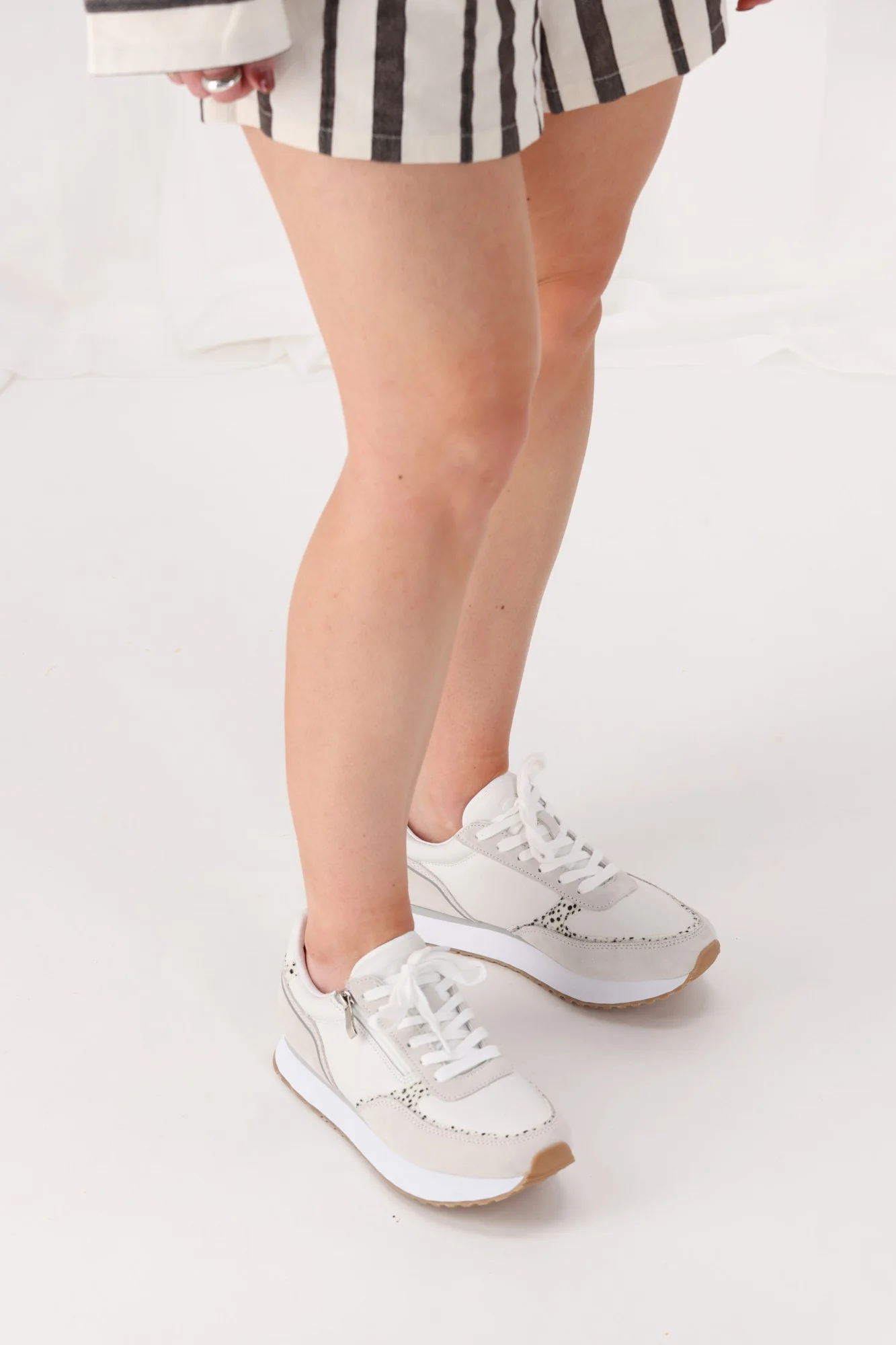Bay Lane Fire Sneaker White - Image 3