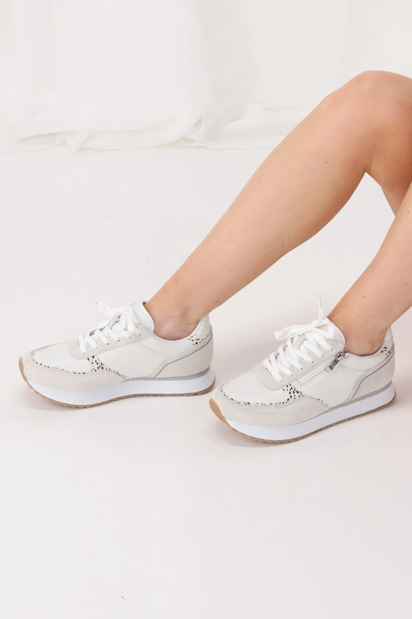 Bay Lane Fire Sneaker White - Image 6