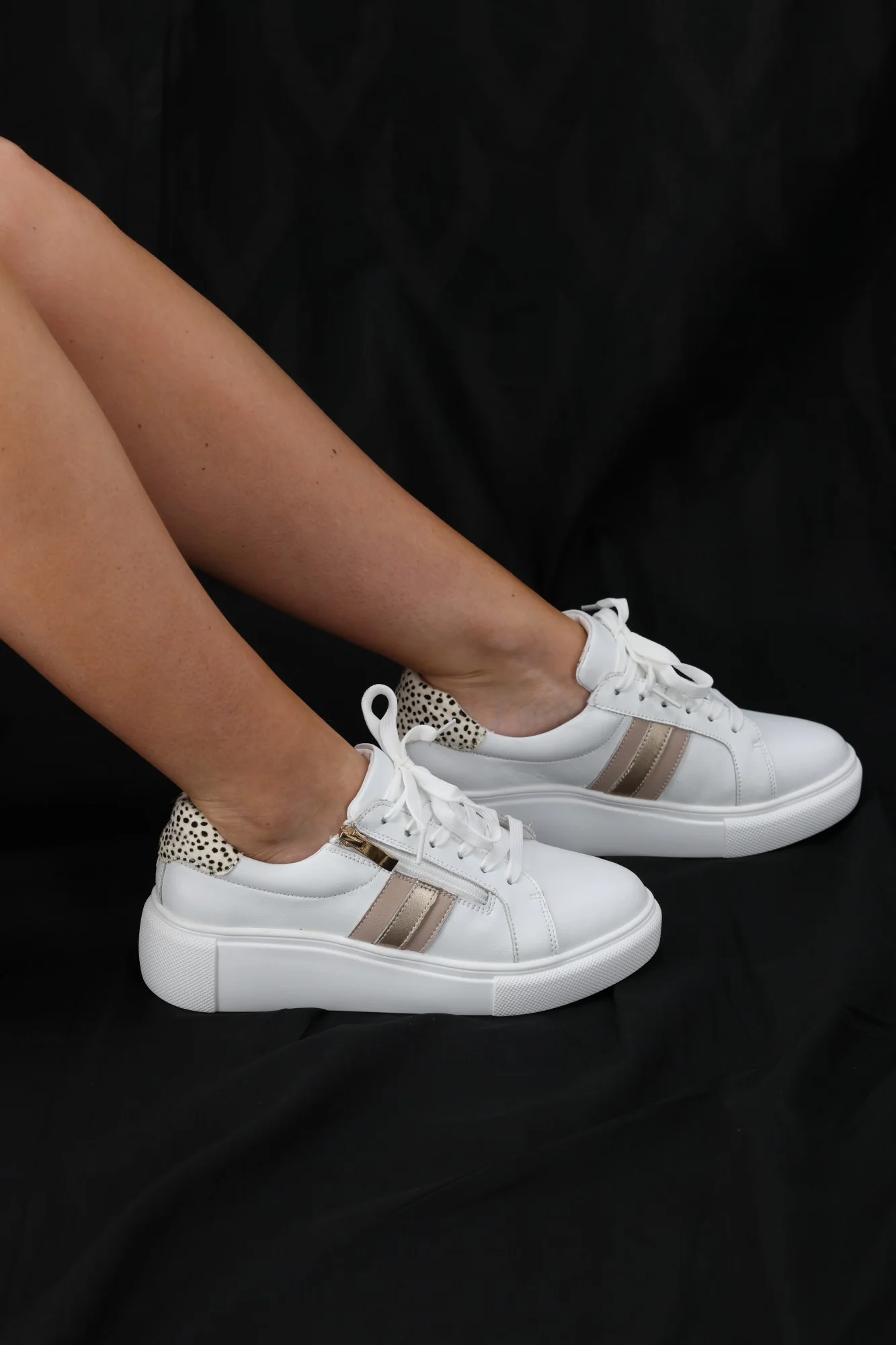 Bay Lane Grace Sneaker White Multi - Image 4