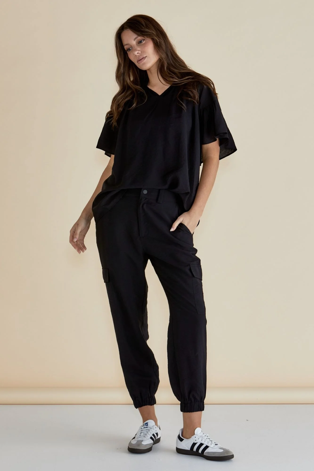 Betty Basics Adrianna Jogger Black - Image 2