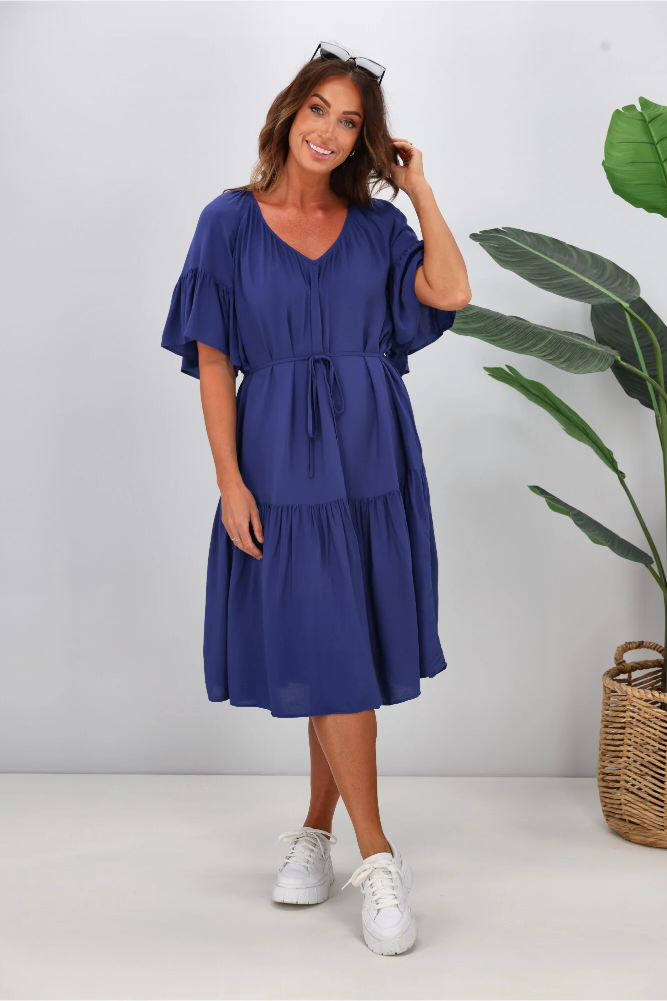 Betty Basics Bella Dress Blue - Image 3
