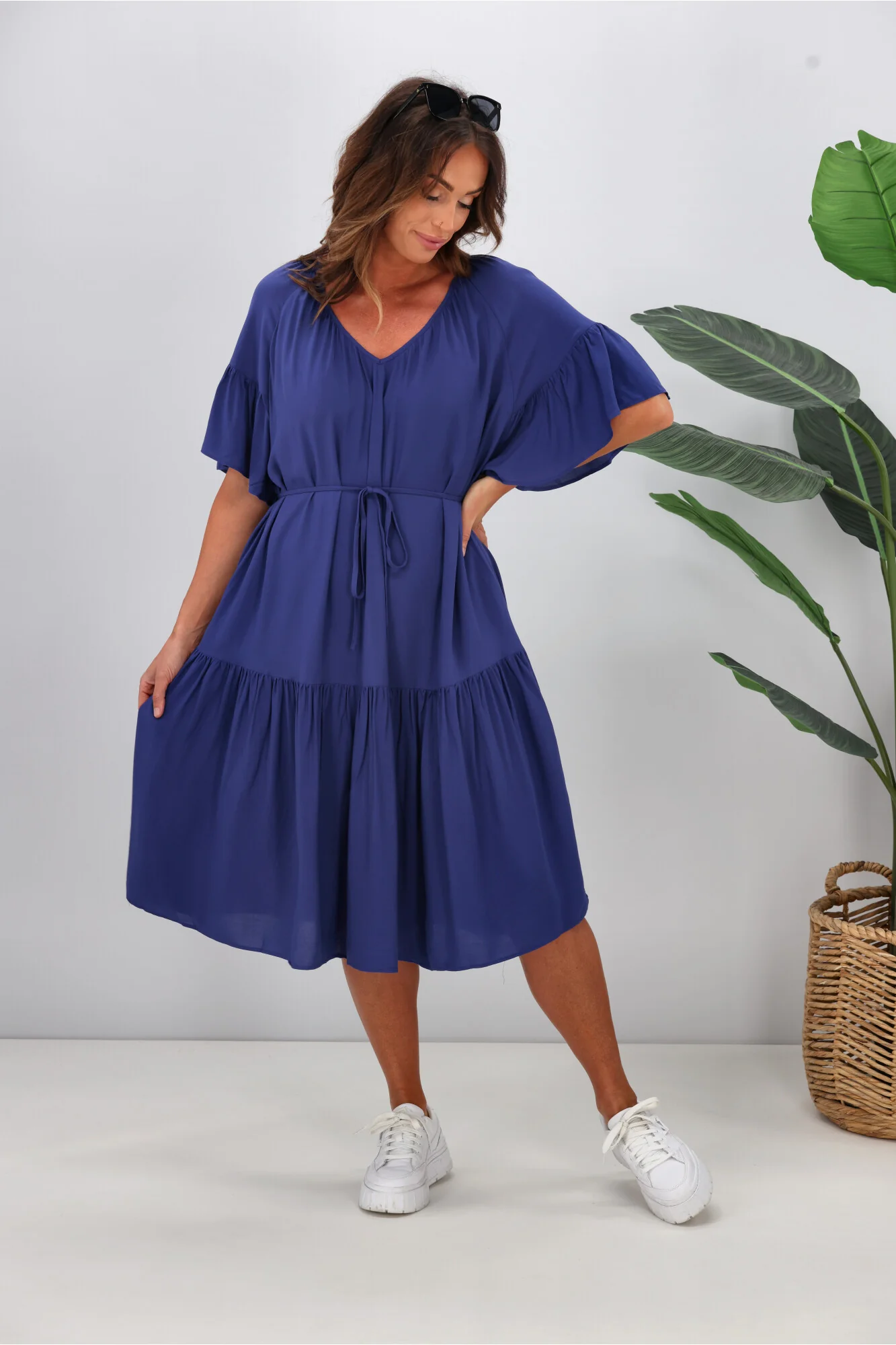 Betty Basics Bella Dress Blue - Image 4
