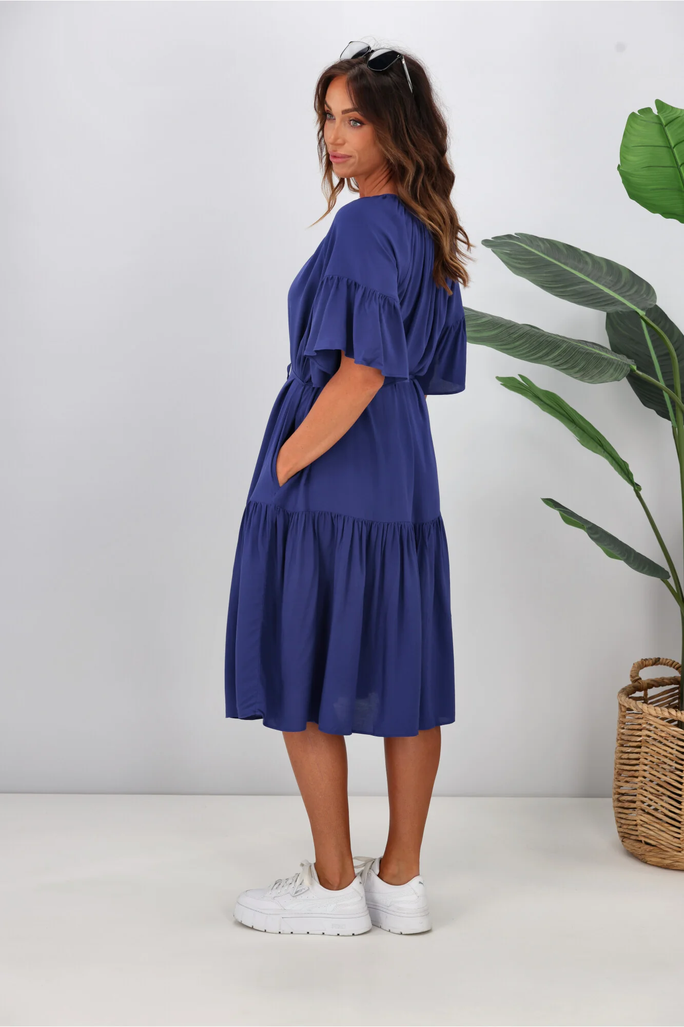 Betty Basics Bella Dress Blue - Image 5