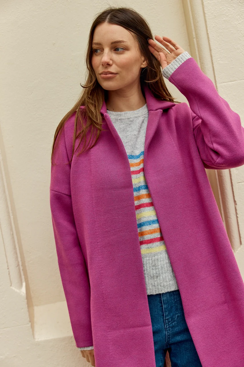 Betty Basics Bristol Coatigan Mulberry