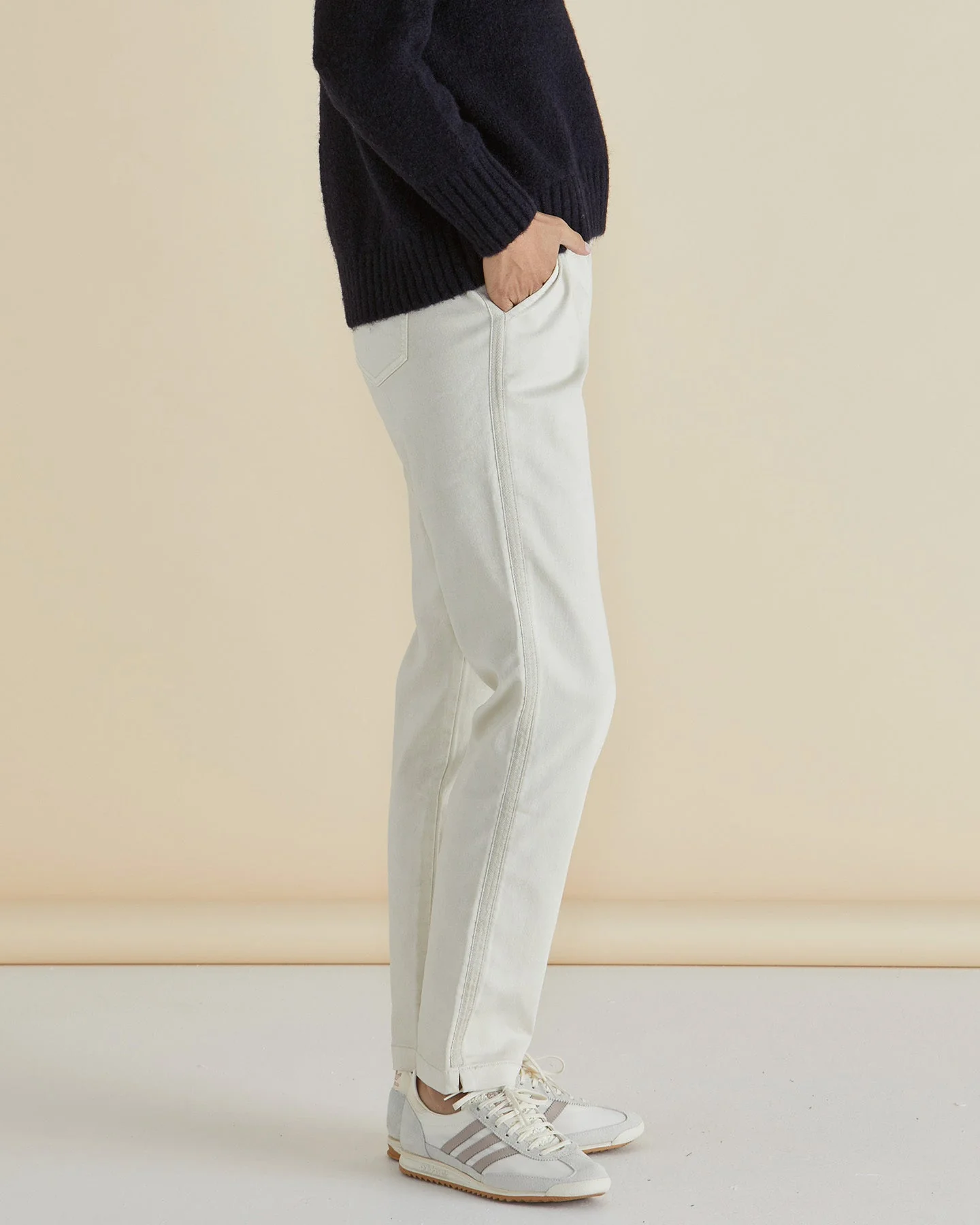 Betty Basics Carey Chino Jogger Stone - Image 3