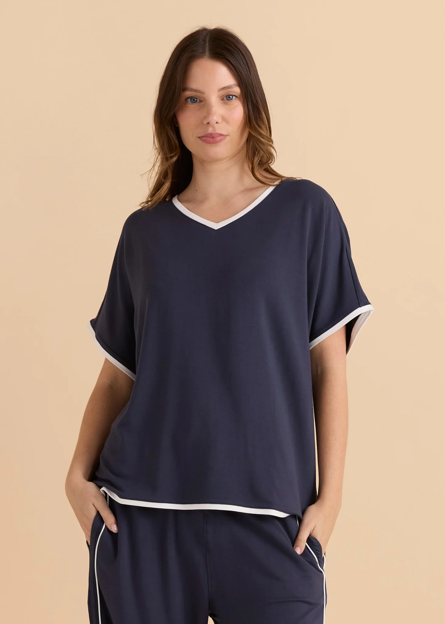 Betty Basics Clara Tee Petrol