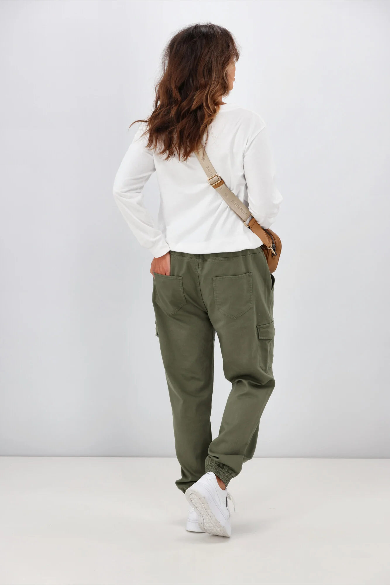 Betty Basics Connecticut Cargo Jean Khaki - Image 6