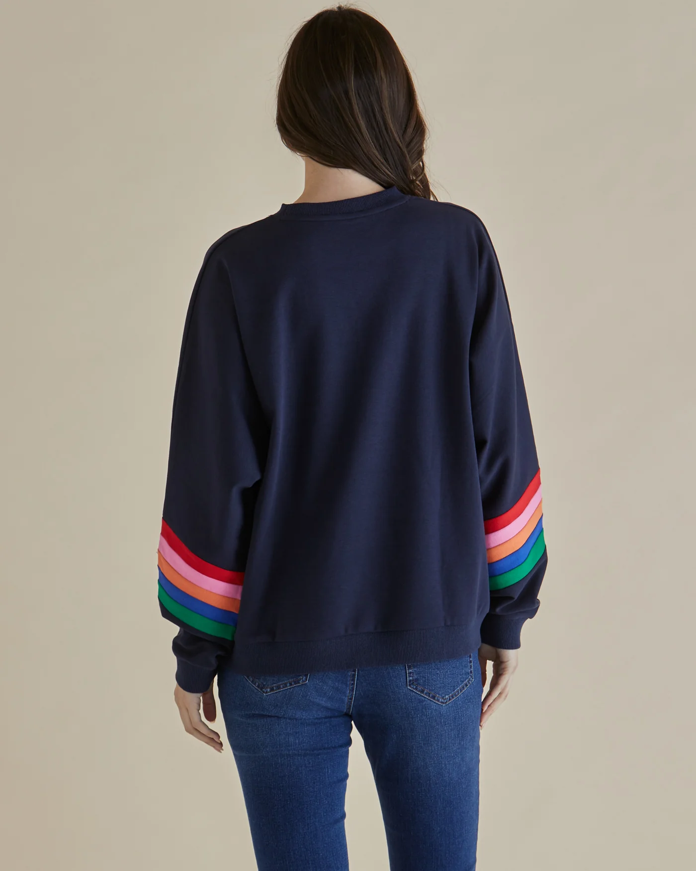 Betty Basics Davina Jumper Dark Blue Multi - Image 4