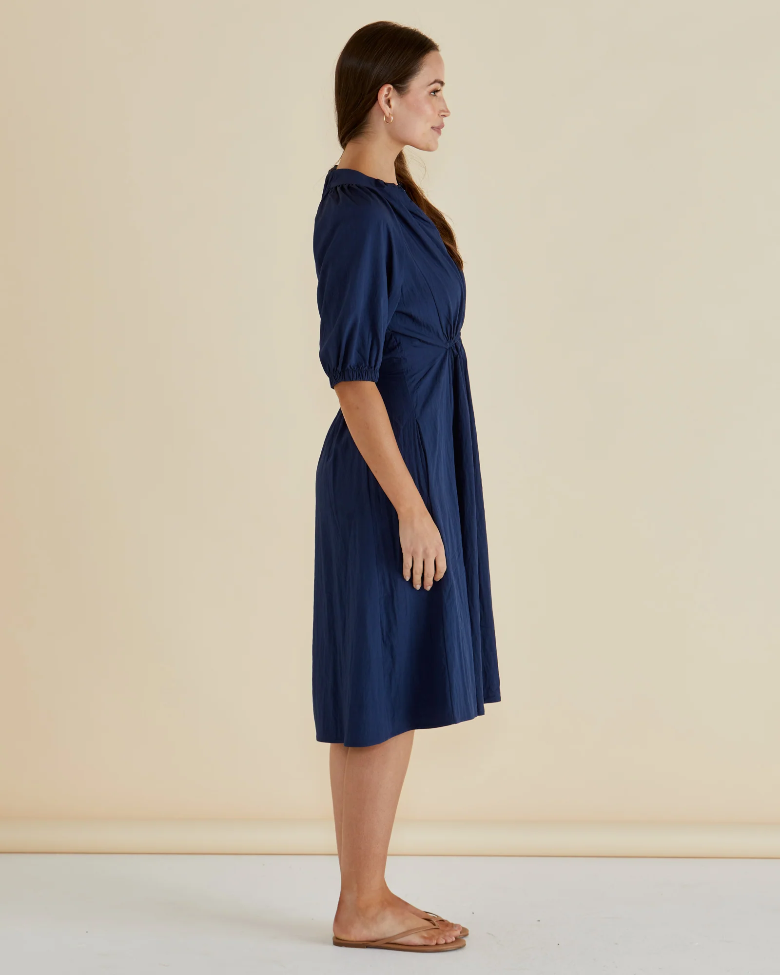 Betty Basics Emery Dress Navy Blue - Image 4