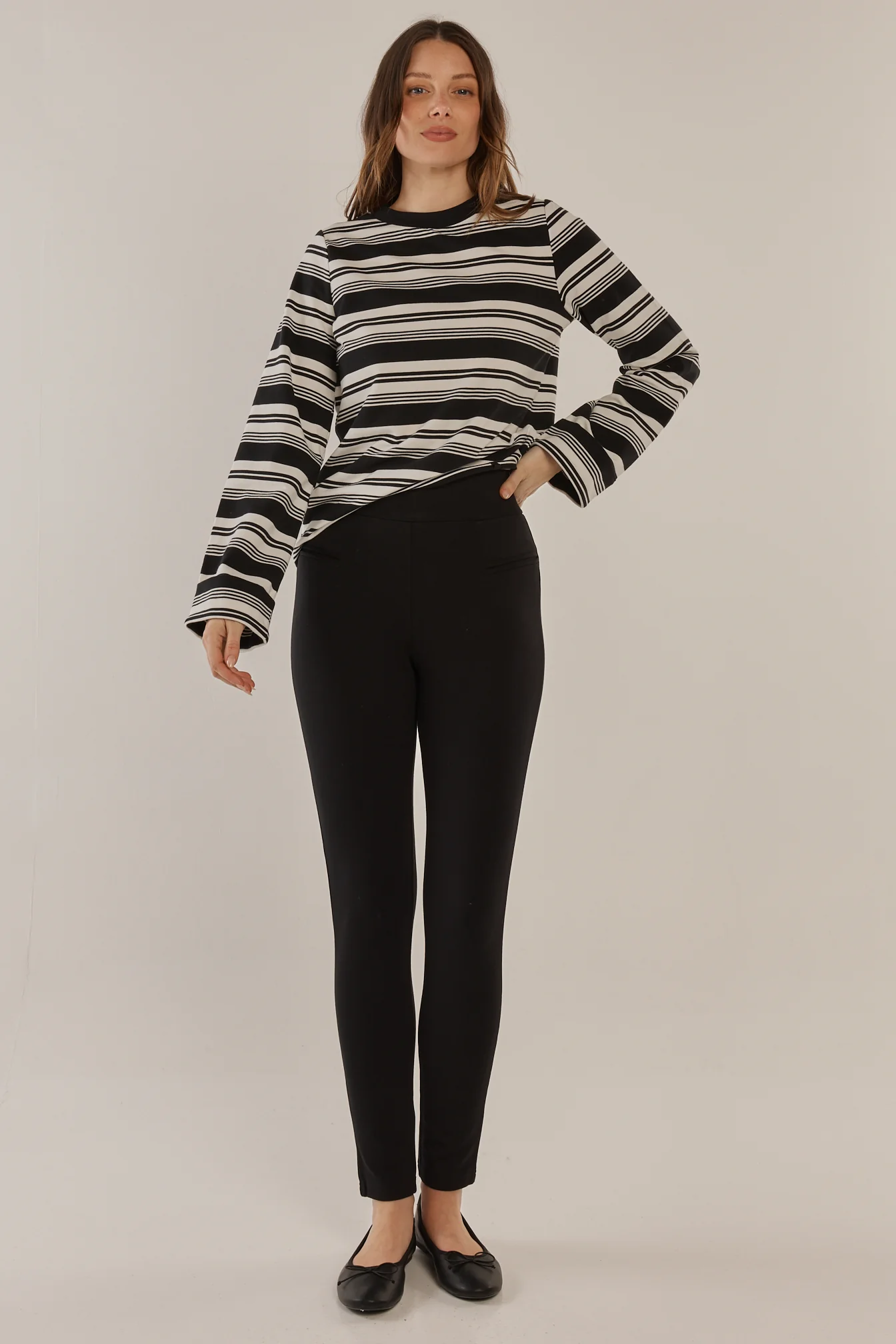 Betty Basics Gwen Ponte Legging Black - Image 2